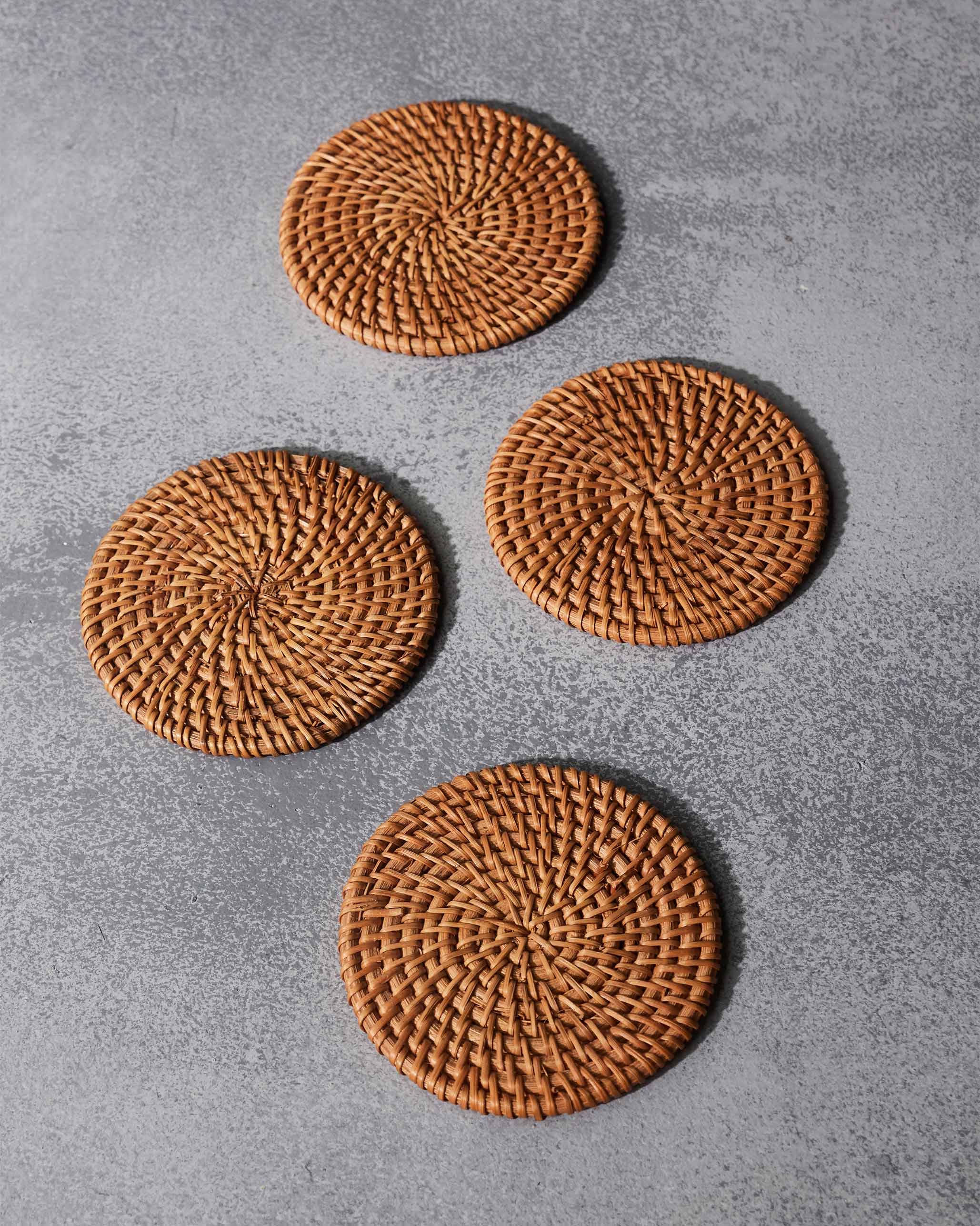 Rattan Coasters (Set of 4) - TSSxNB - Image 2