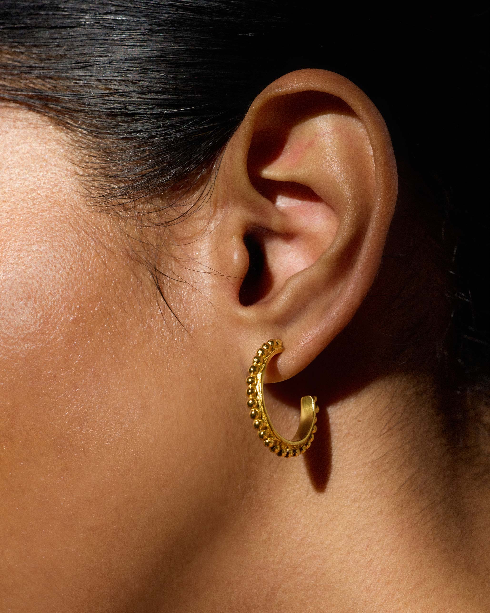 Rava Hoops Large - Gold - Image 2