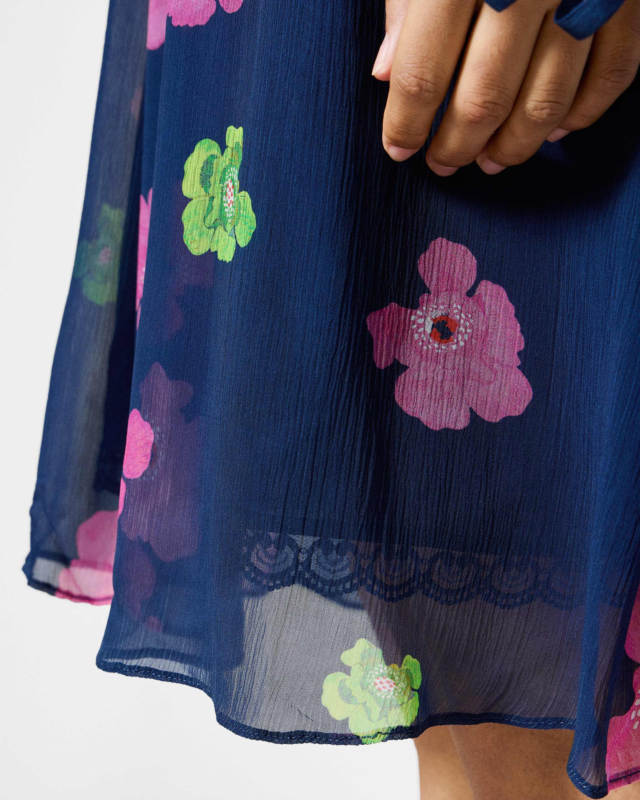 Raya Dress - Blue Printed - Image 4
