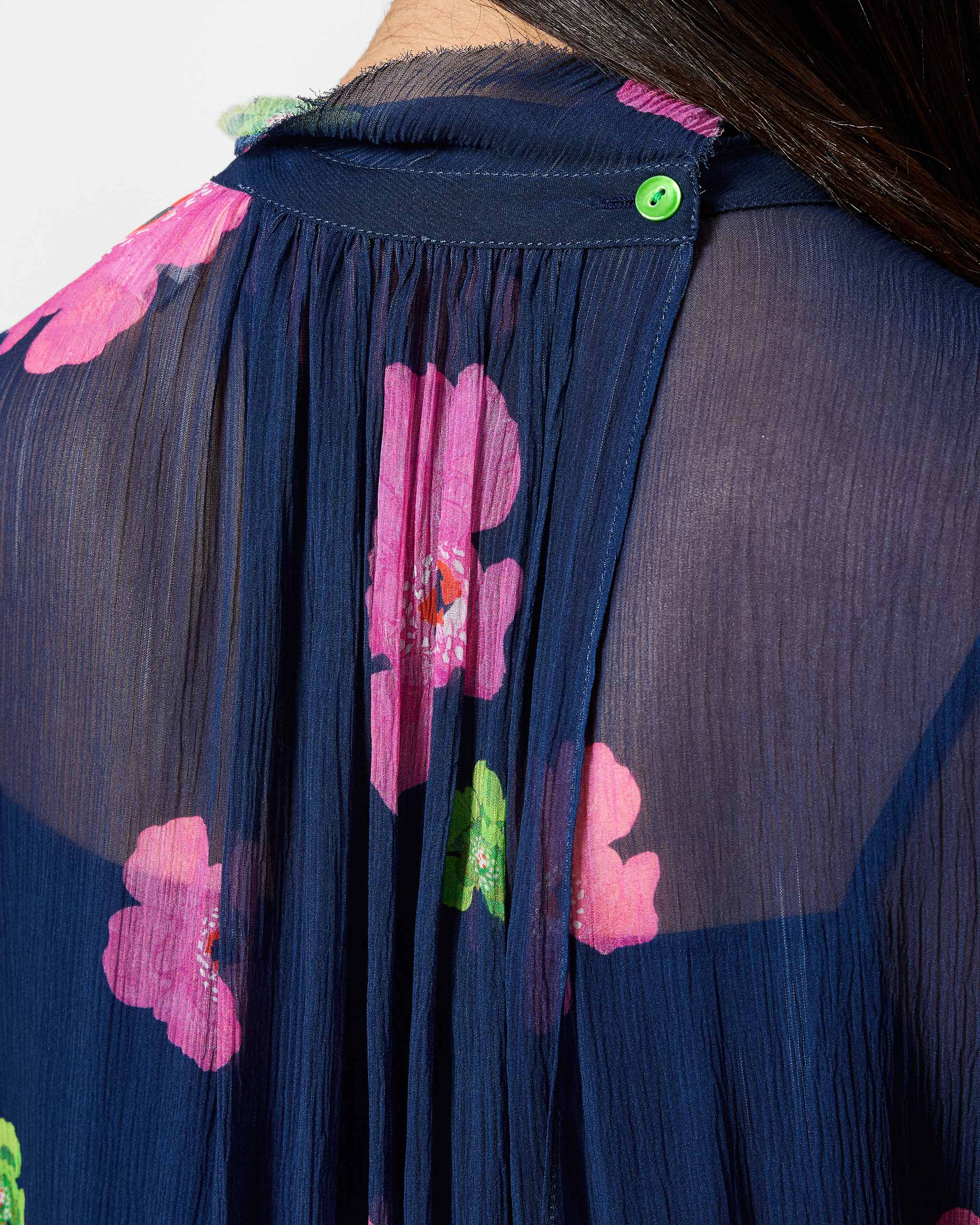 Raya Dress - Blue Printed - Image 5