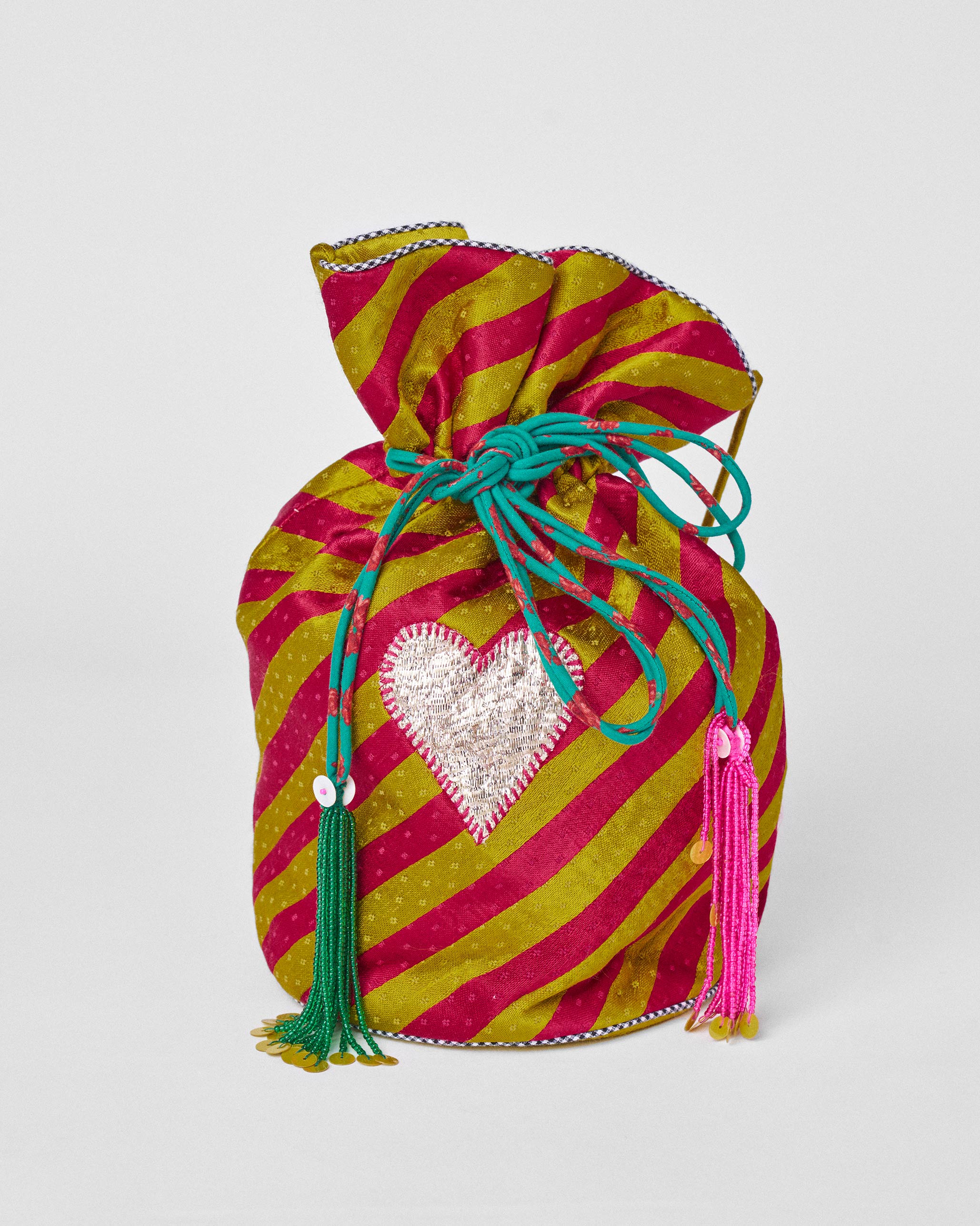 Raya Potli - Fuschia & Chartreuse - Image 5