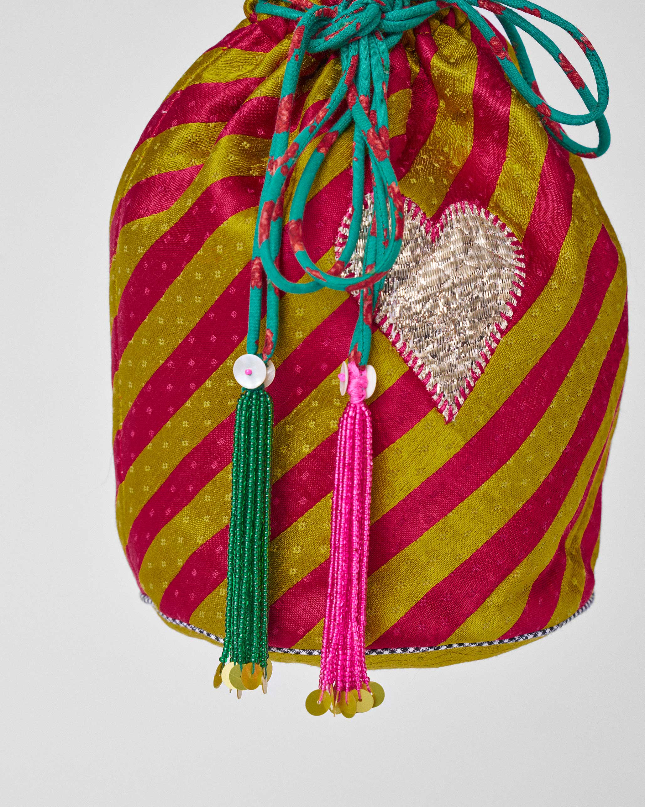 Raya Potli - Fuschia & Chartreuse - Image 7