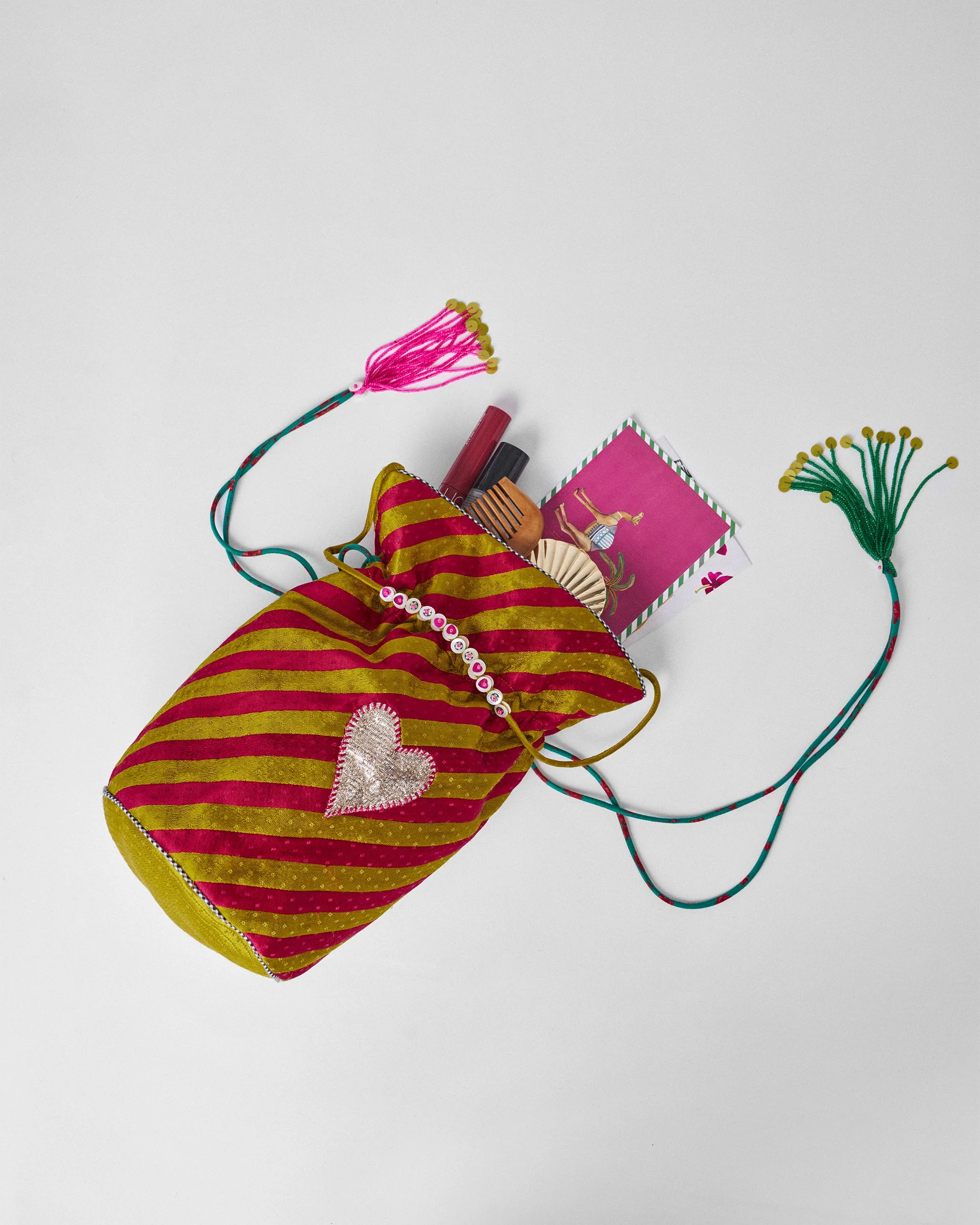 Raya Potli - Fuschia & Chartreuse - Image 8