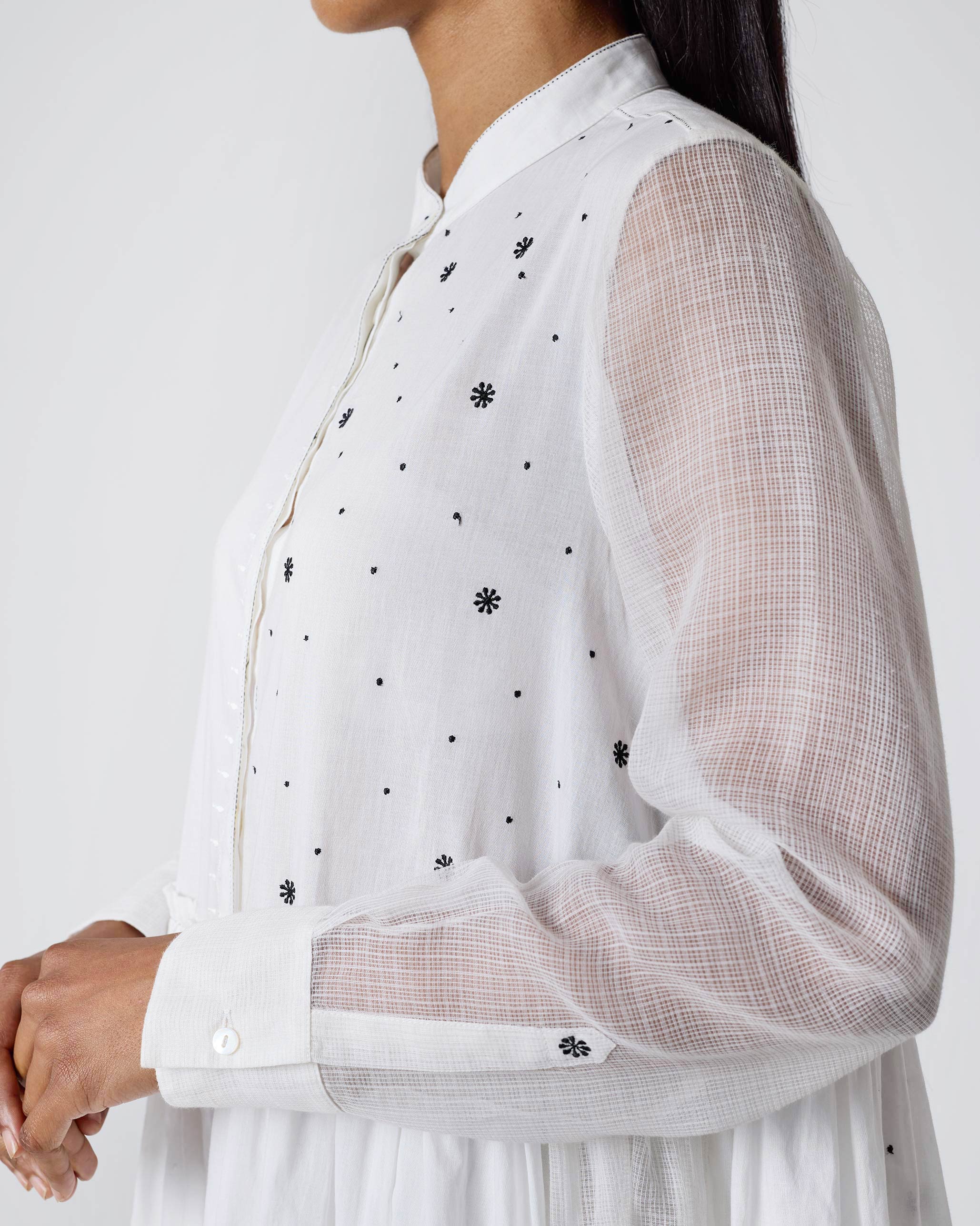 Rayna Dress - White Embroidery - Image 3