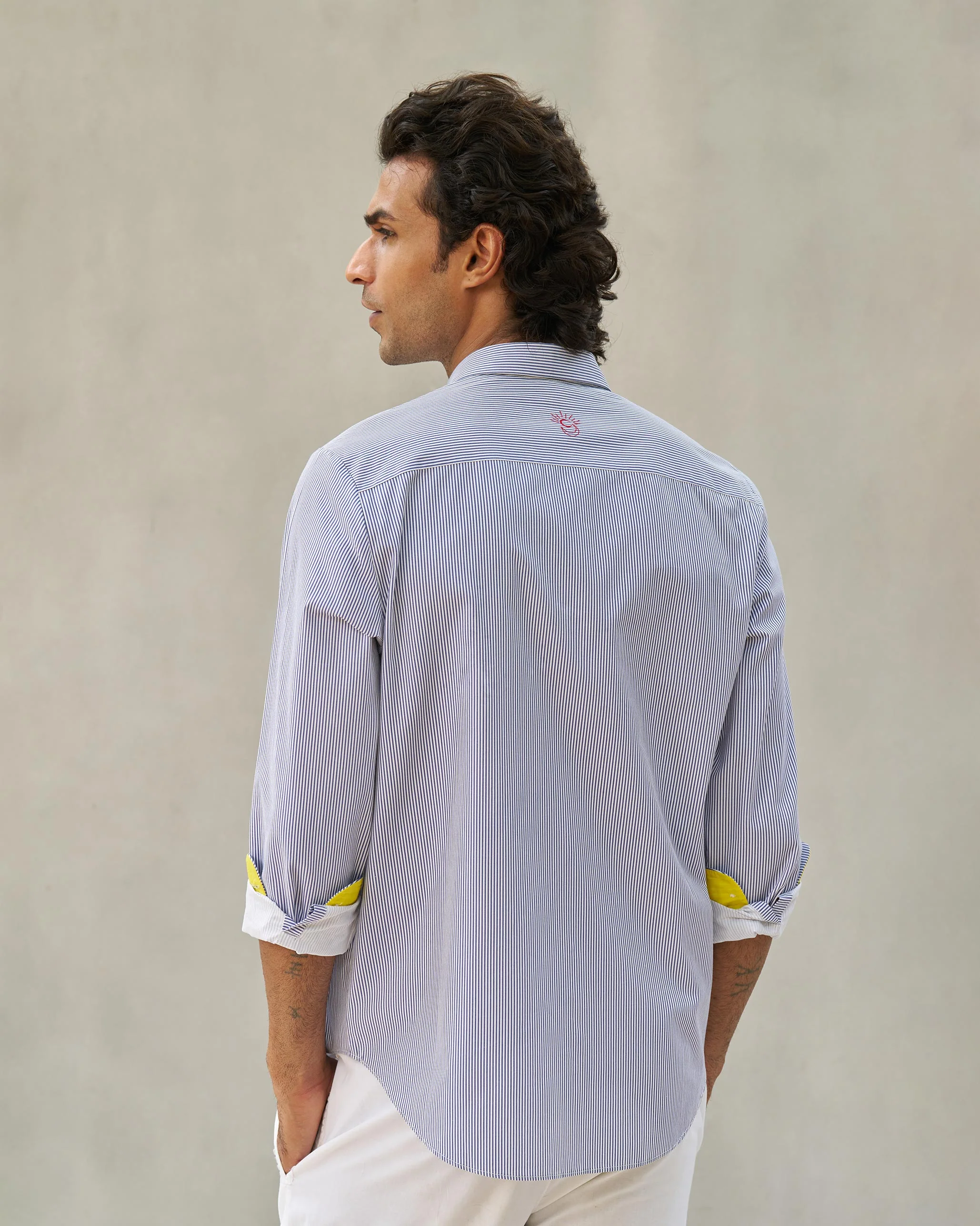 Rays shirt - Blue & White - Image 4