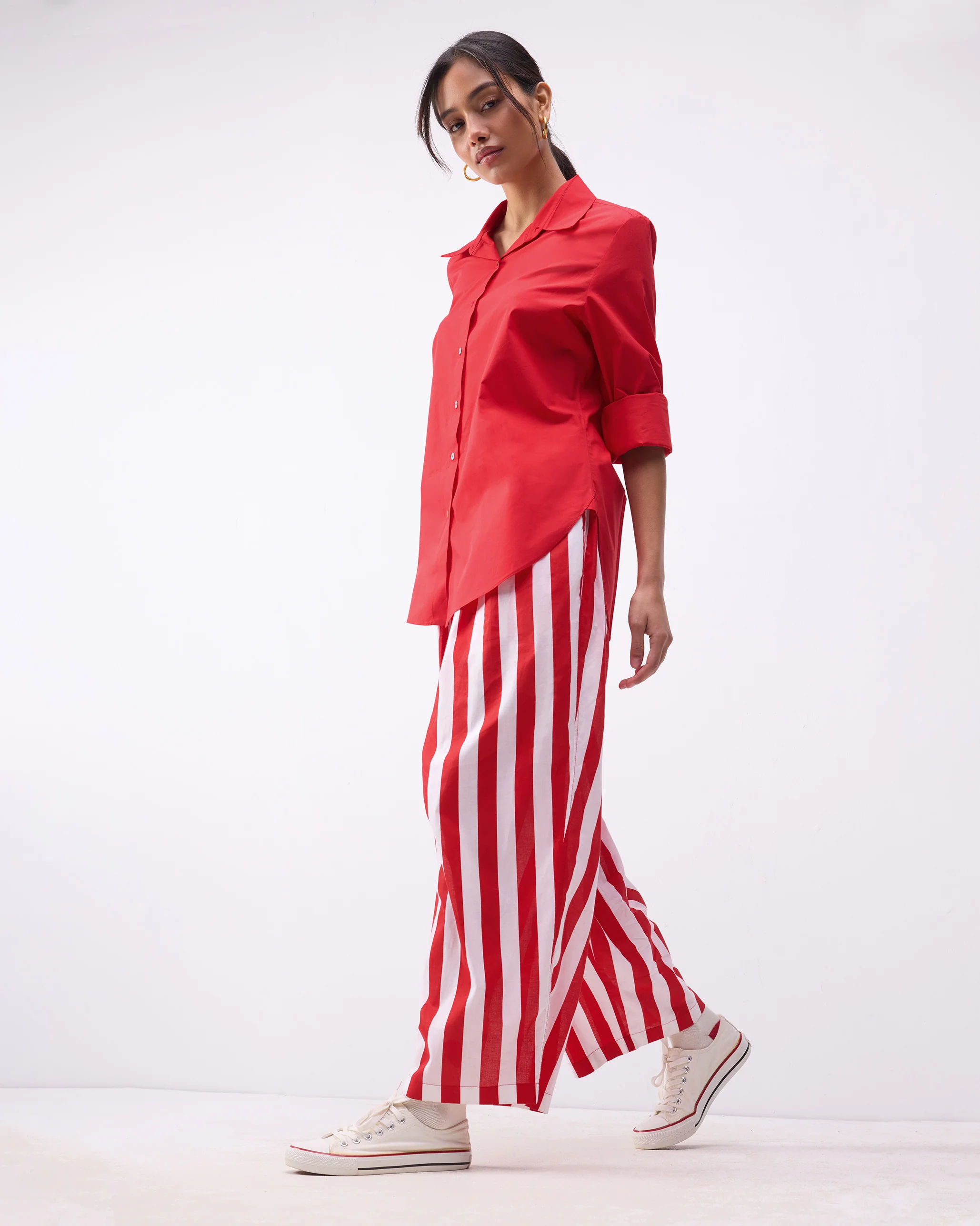 Recess Pants - Red & White Stripes - Image 4