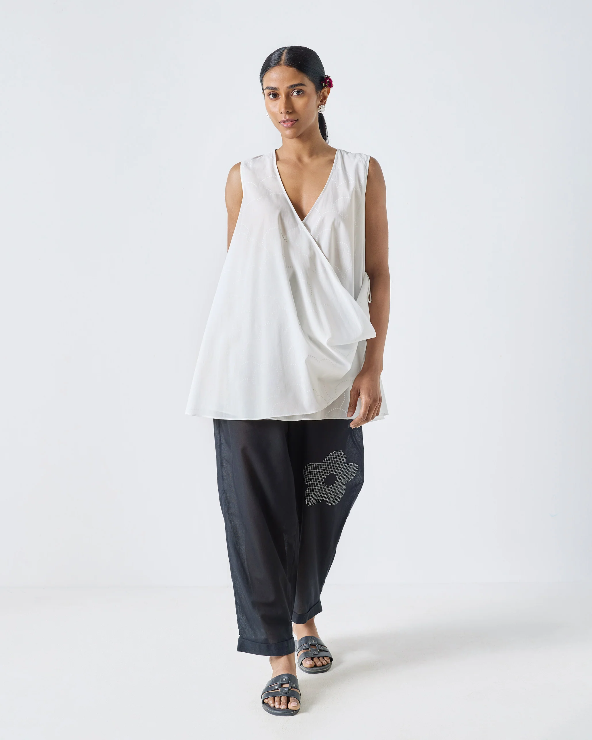 Ren Top - White Print - Image 4