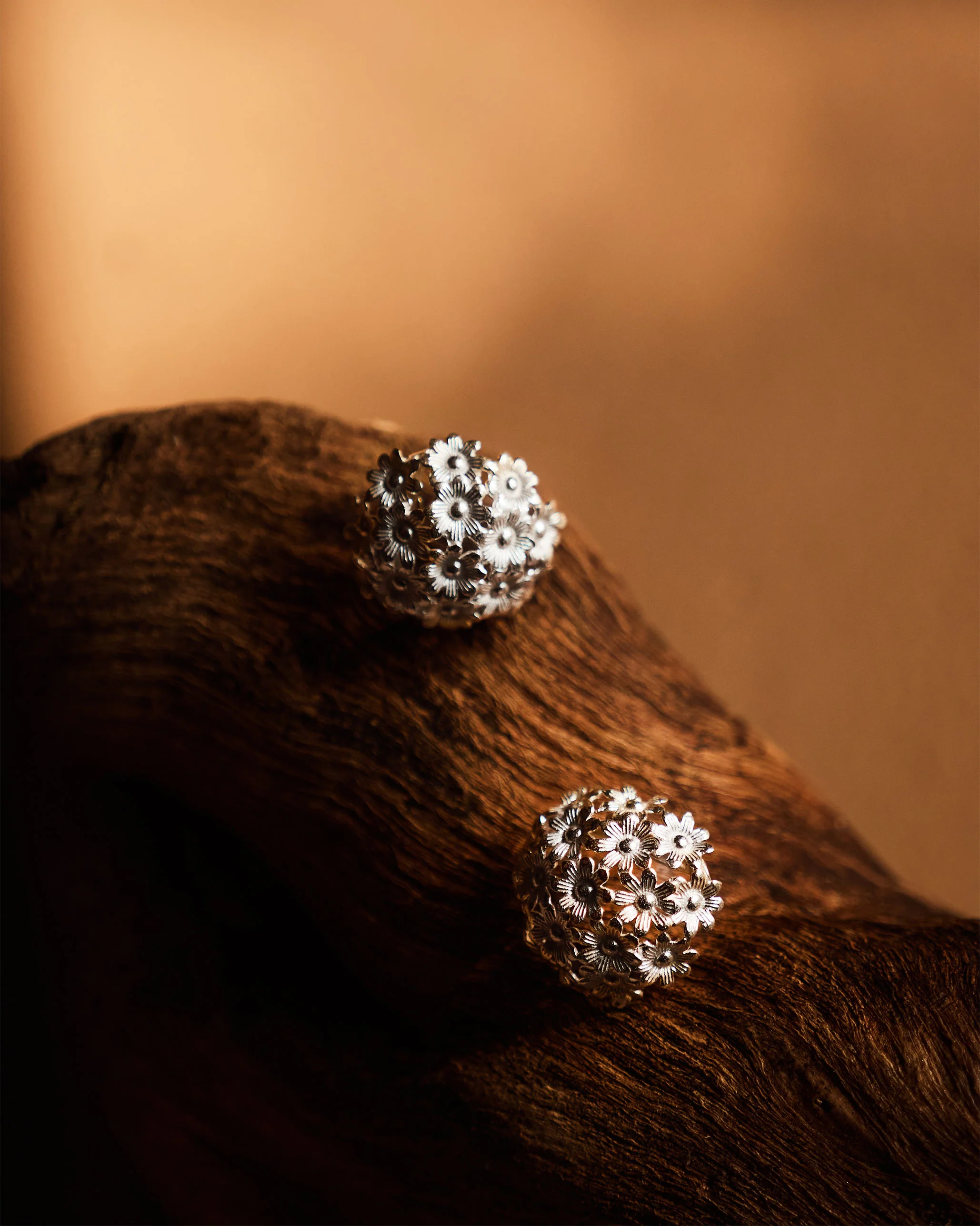 Rhododenron Earrings - Sterling Silver - Image 2