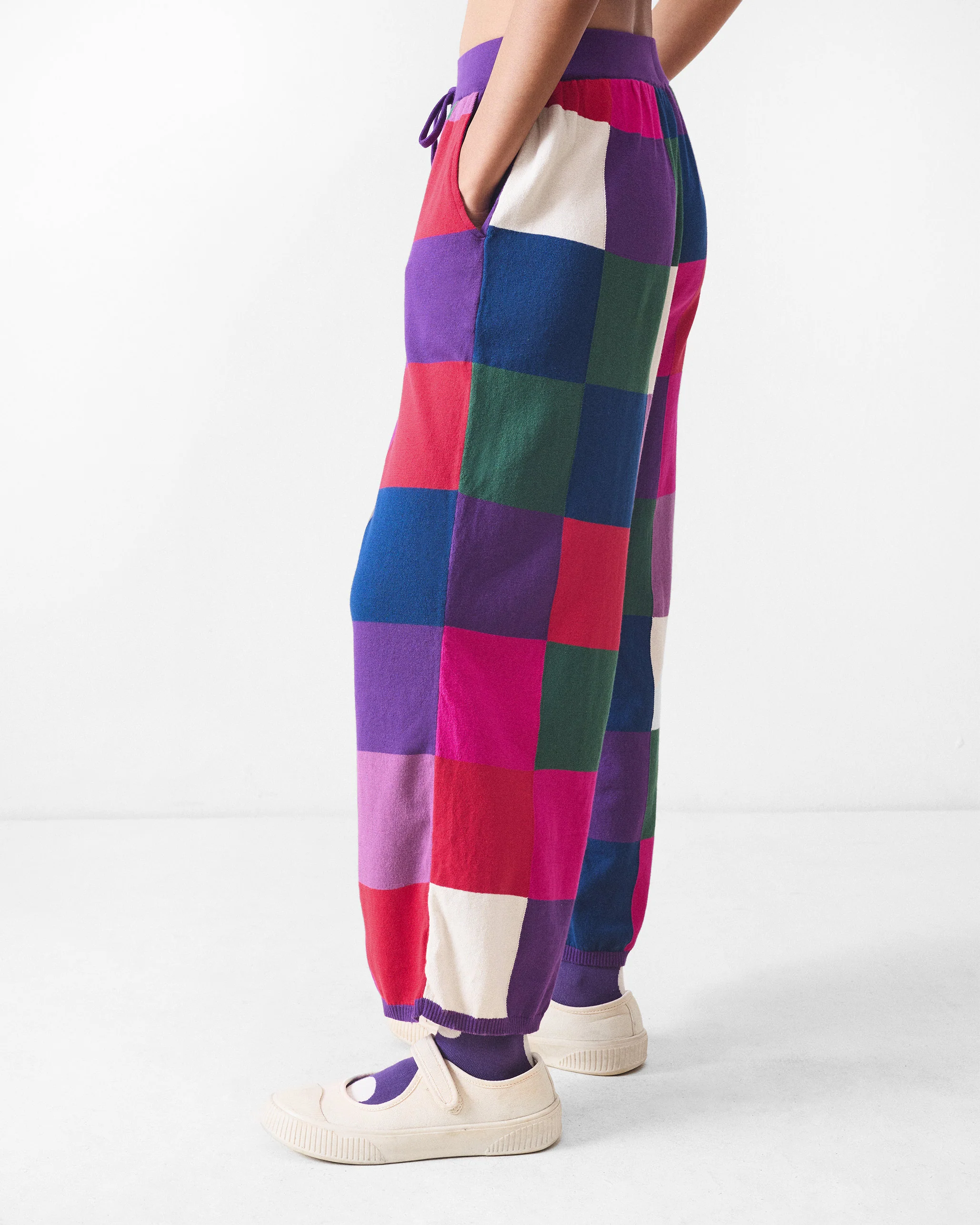 Knit trousers - Multicolour - Image 2