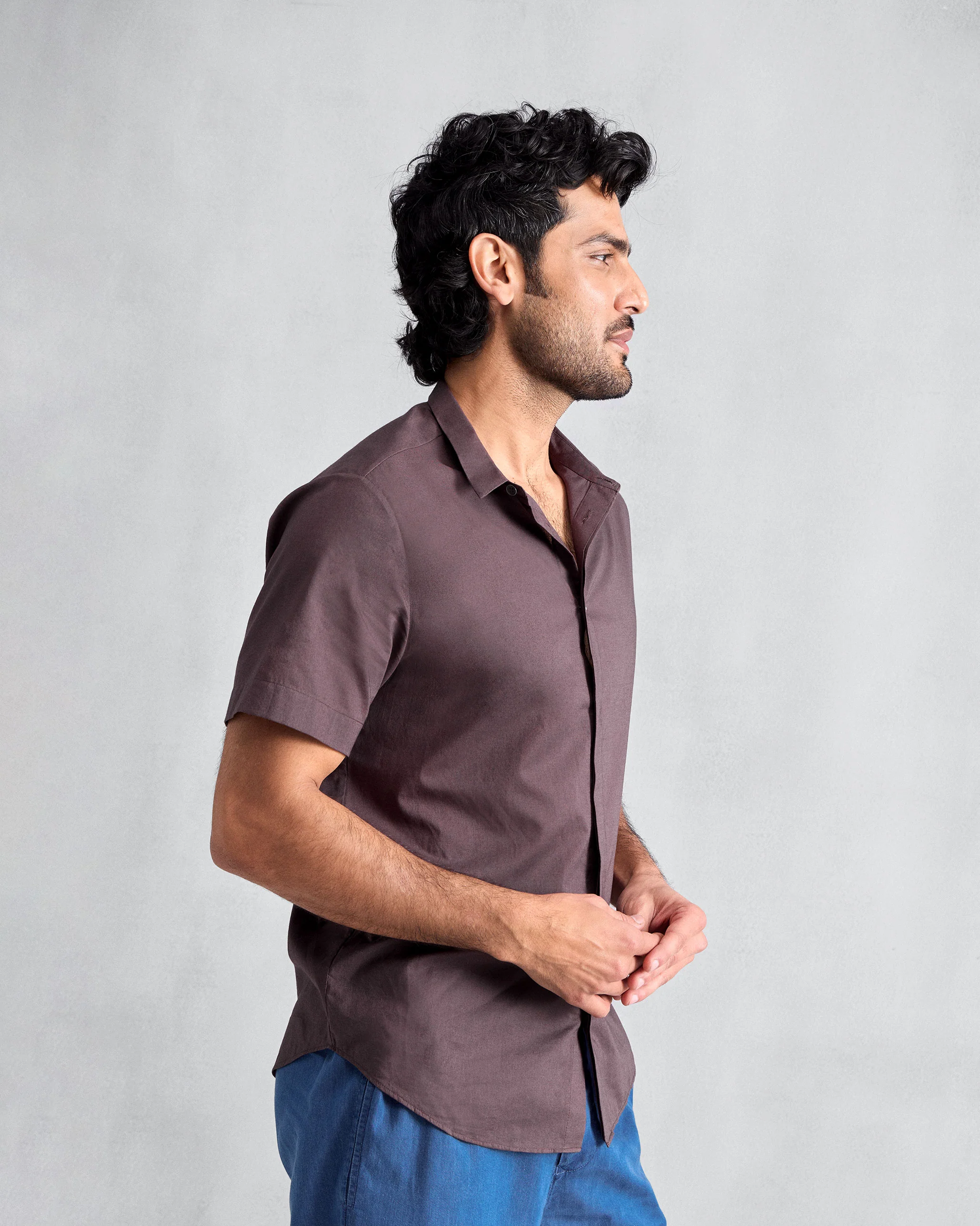 Riverine Shirt - Chocolate Plum - Image 3