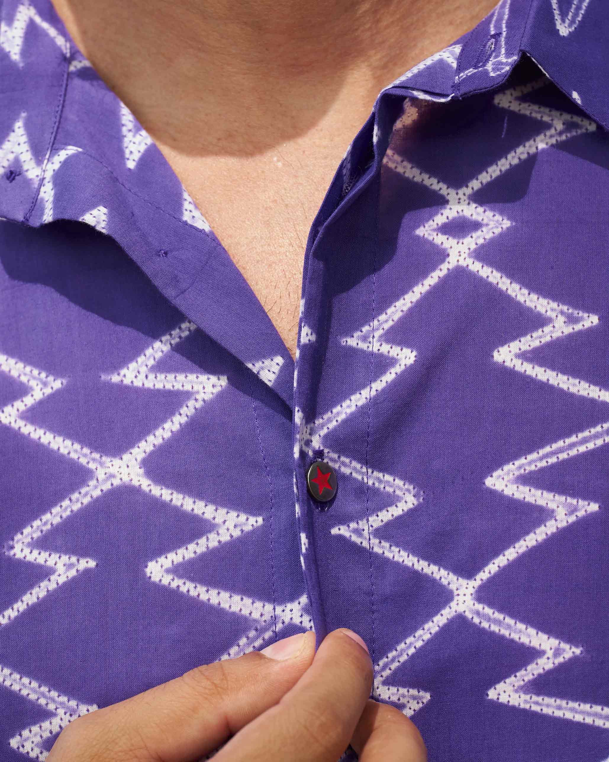Riverine Shirt - Purple - Image 3