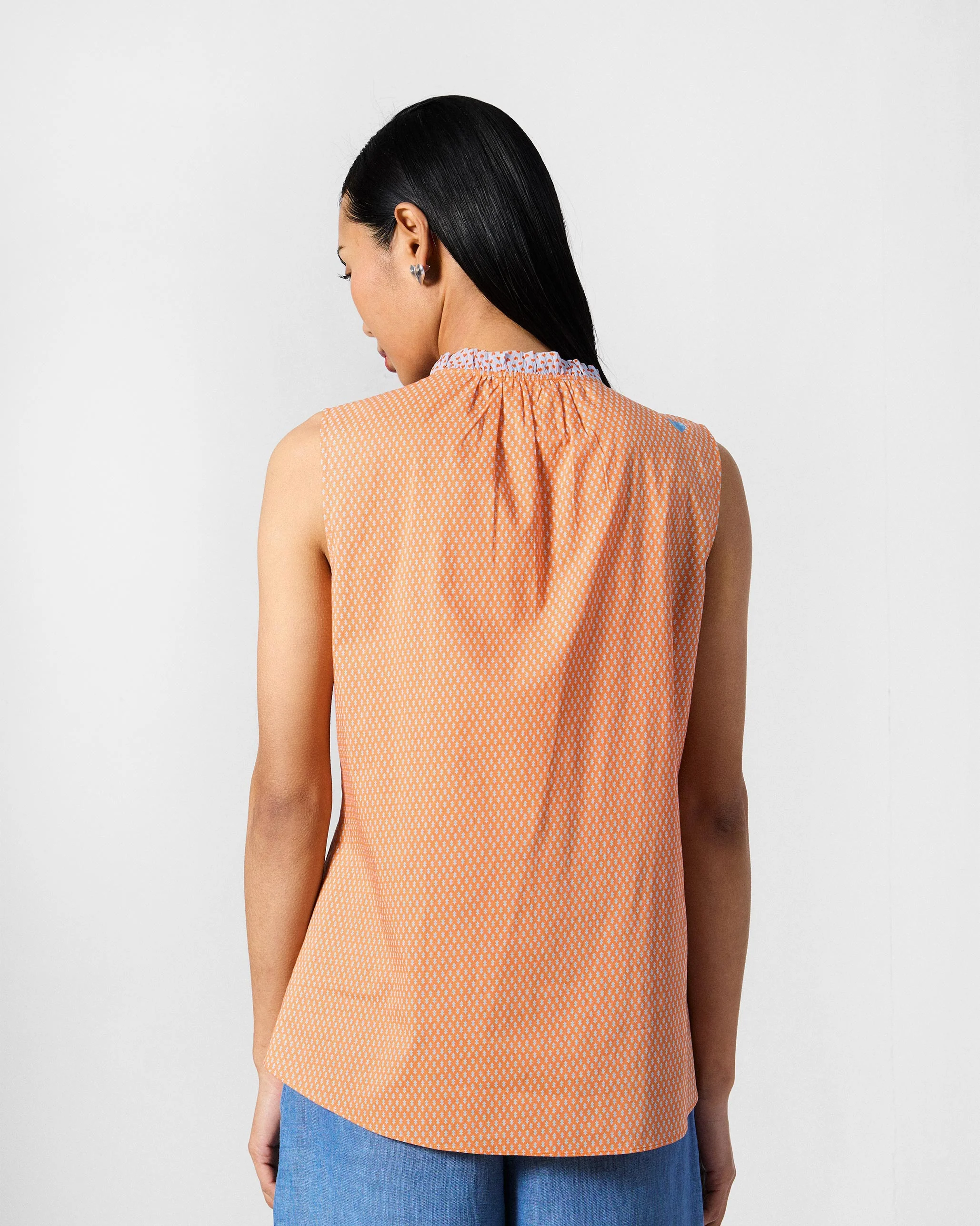 Roh Top - Orange Printed - Image 3