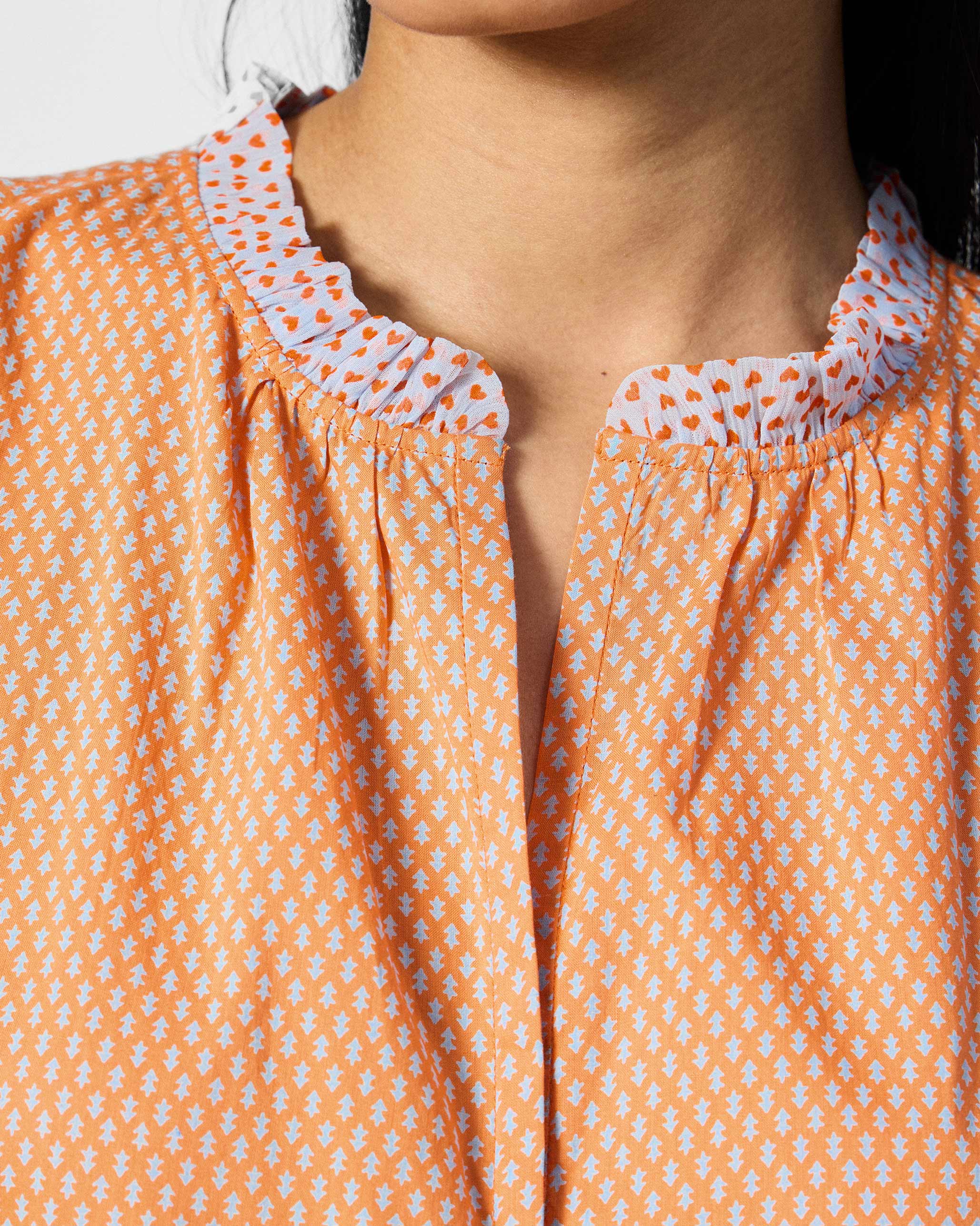 Roh Top - Orange Printed - Image 5