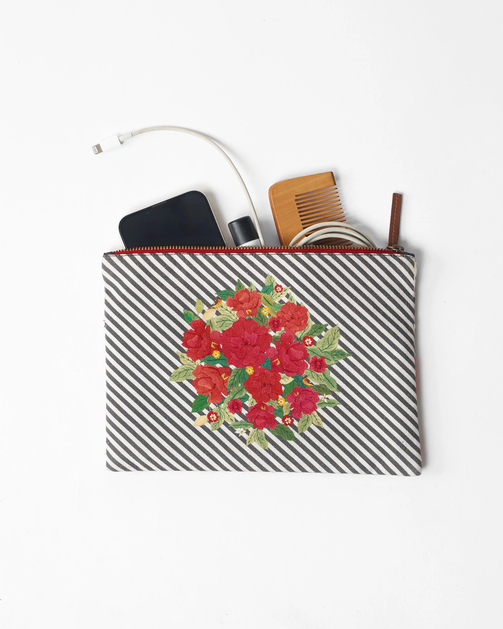 Rose Bunch Pouch - Multicolor - Image 6