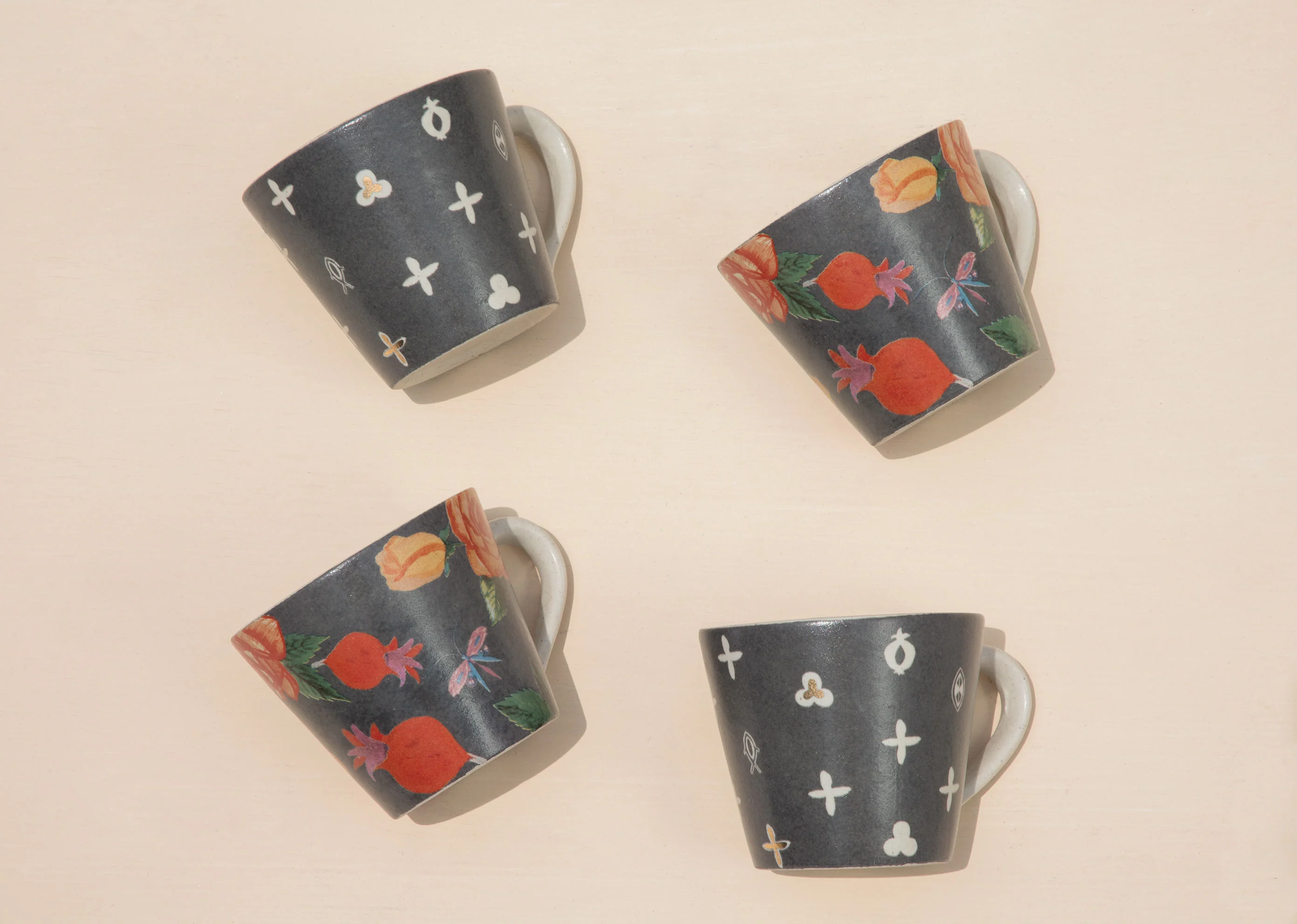 Rose Bush Espresso Mug (Set of 4) - Image 3
