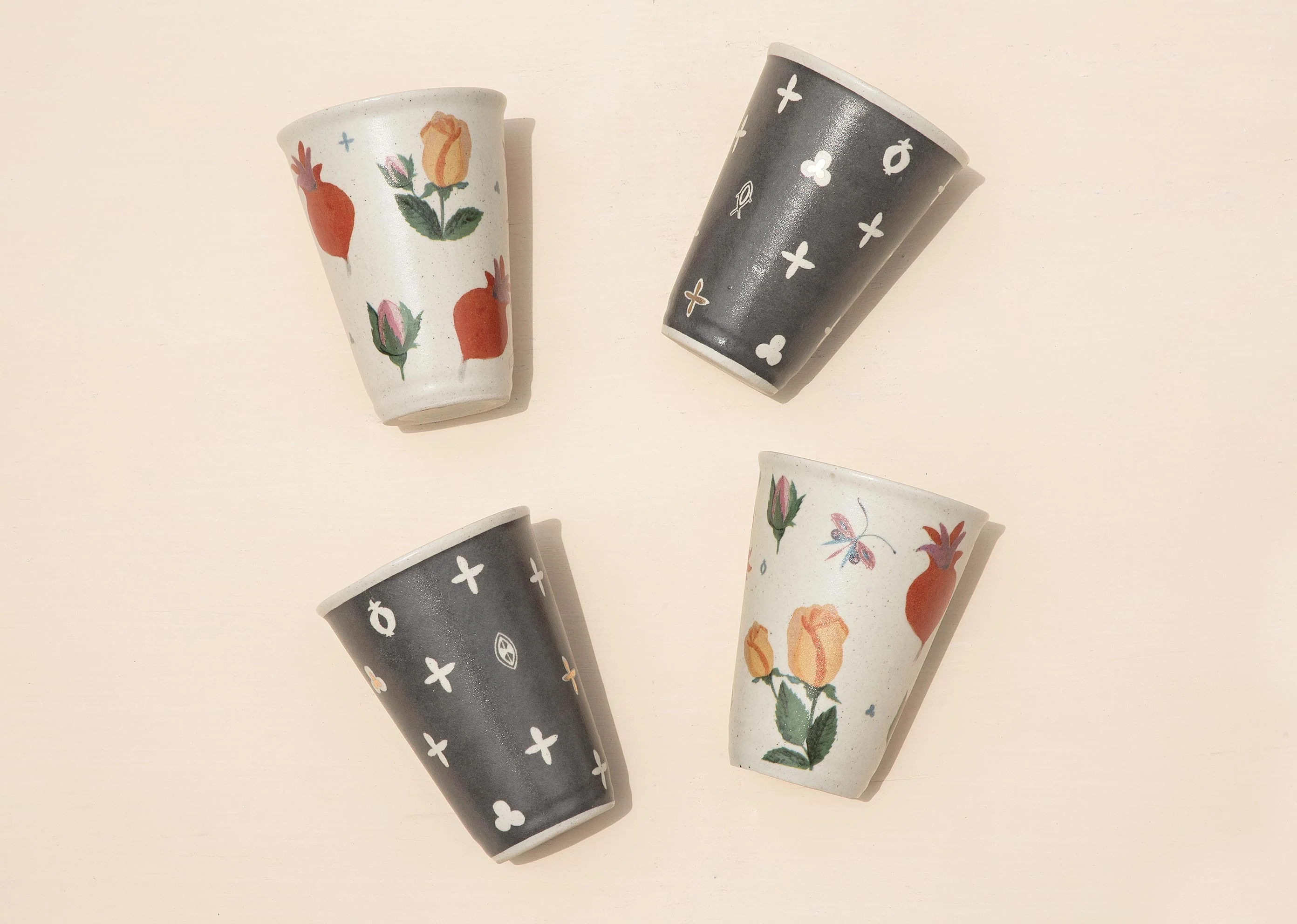 Rose Bush Kulhar (Set of 4) - Image 3
