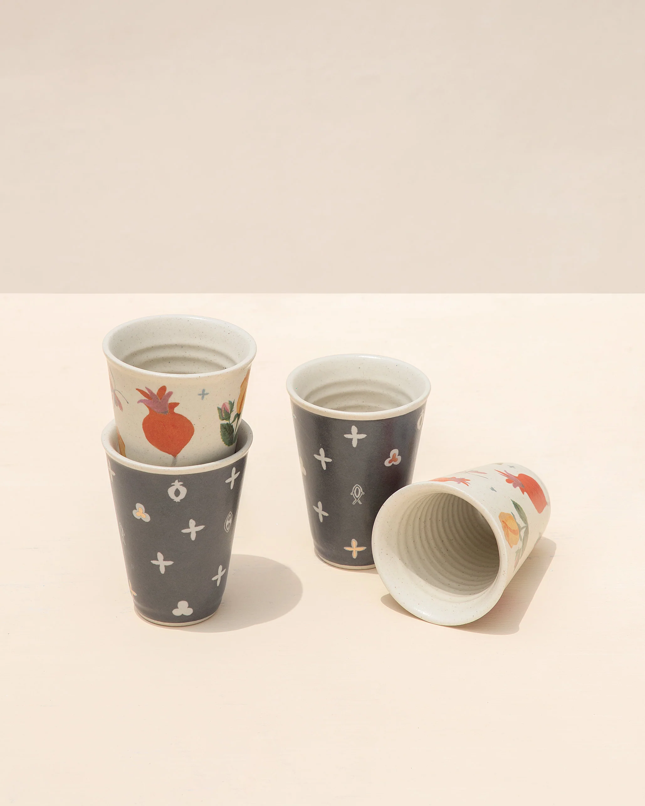 Rose Bush Kulhar (Set of 4) - Image 4