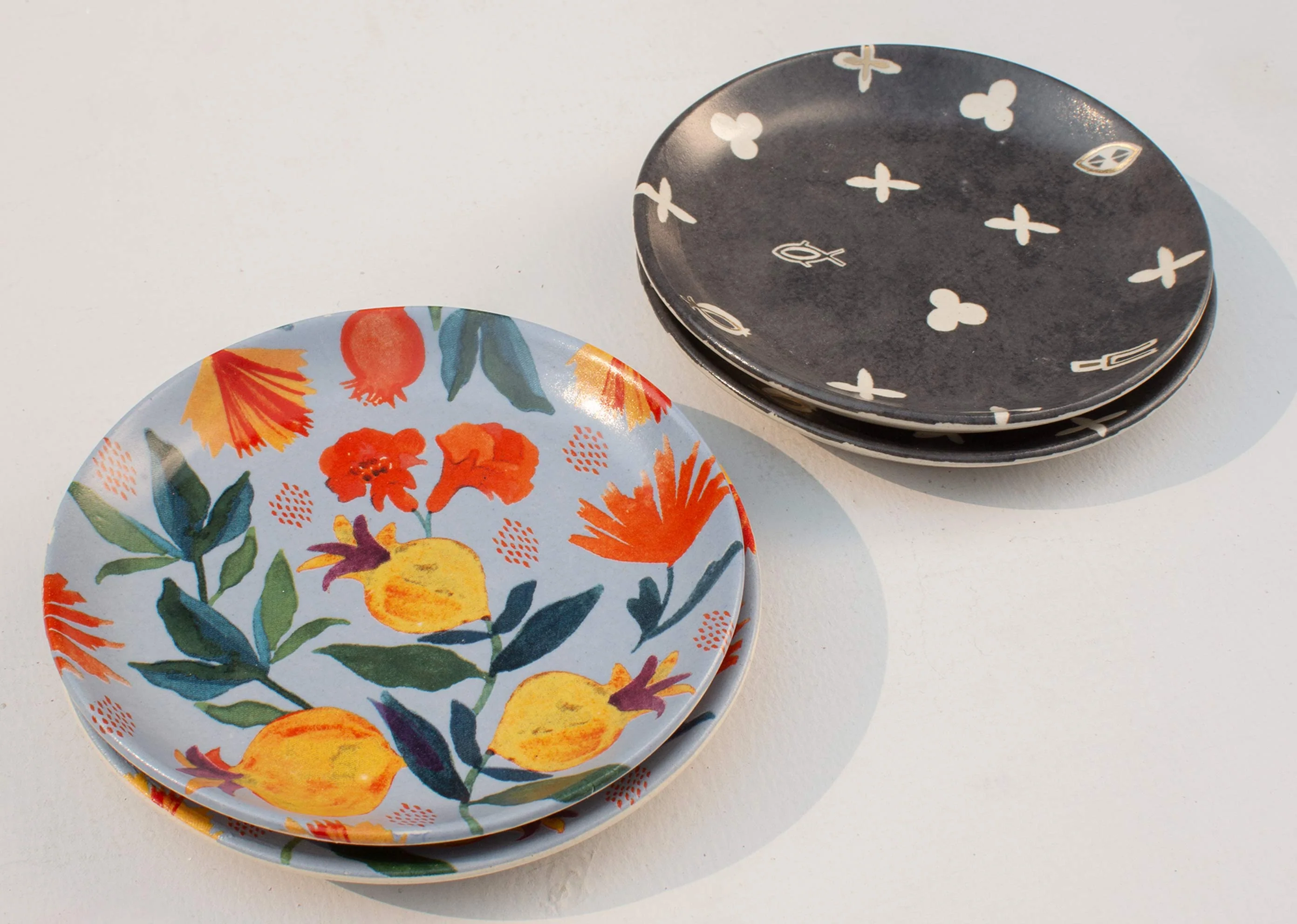 Rose charm Tea Plates (Set of 4) - Image 3