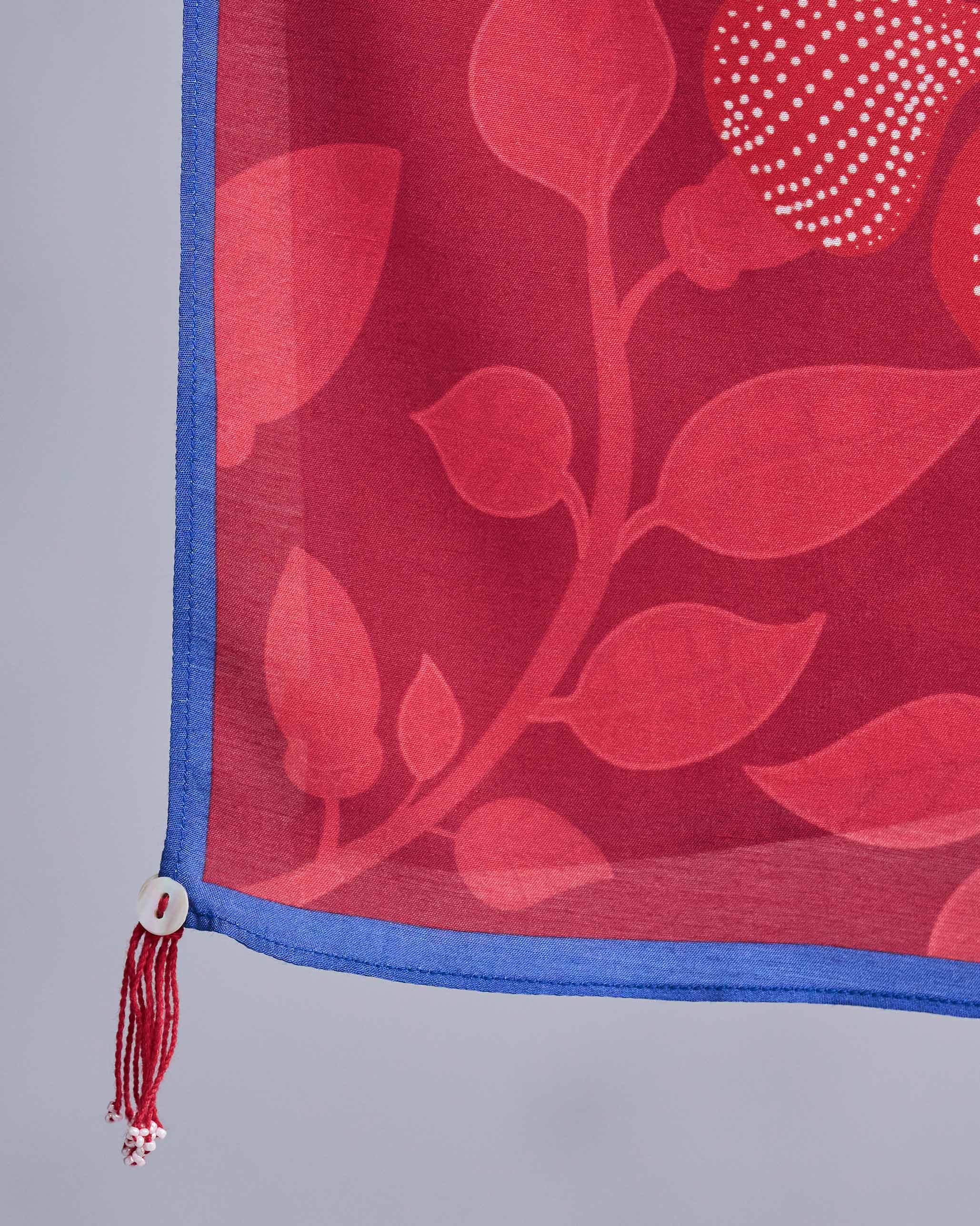 Roseate Scarf - Red - Image 2