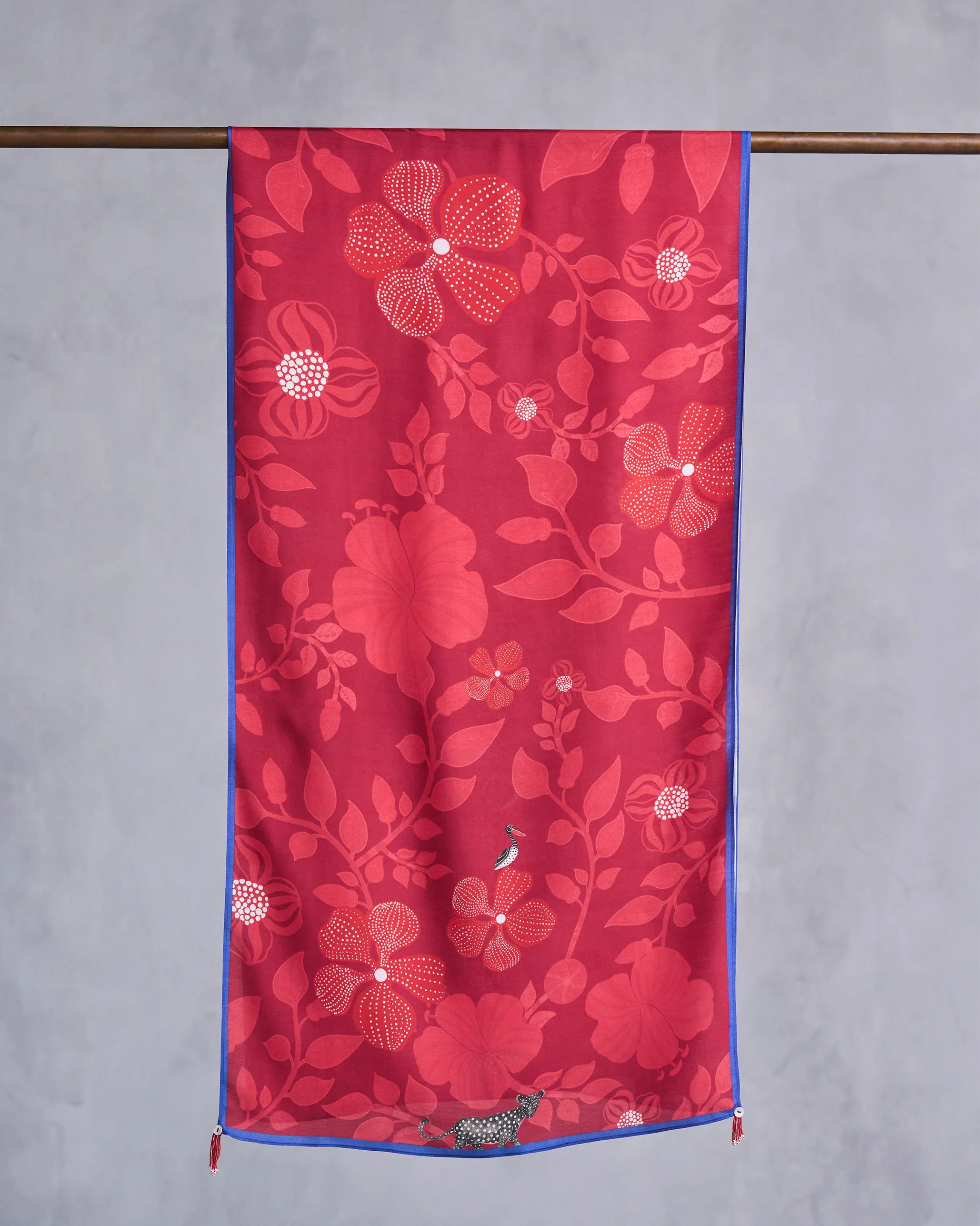 Roseate Scarf - Red - Image 3