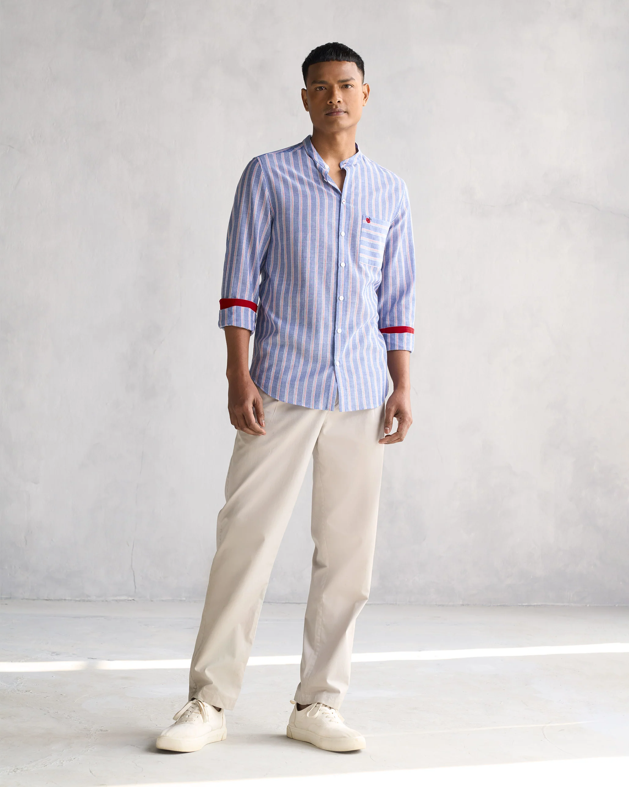 Ross Shirt - Blue Stripes - Image 6