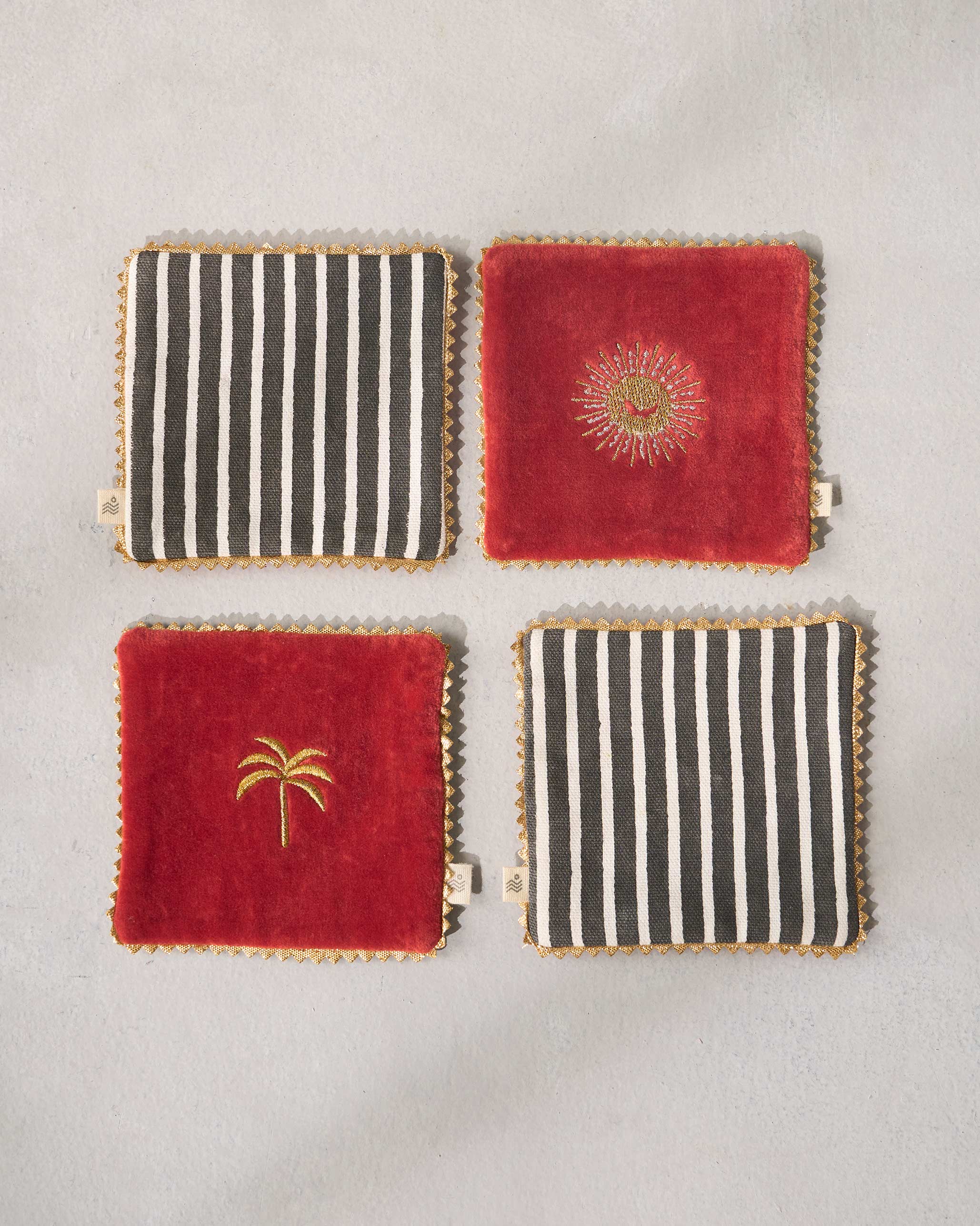 Ruby Coasters Set of 4 - Image 3