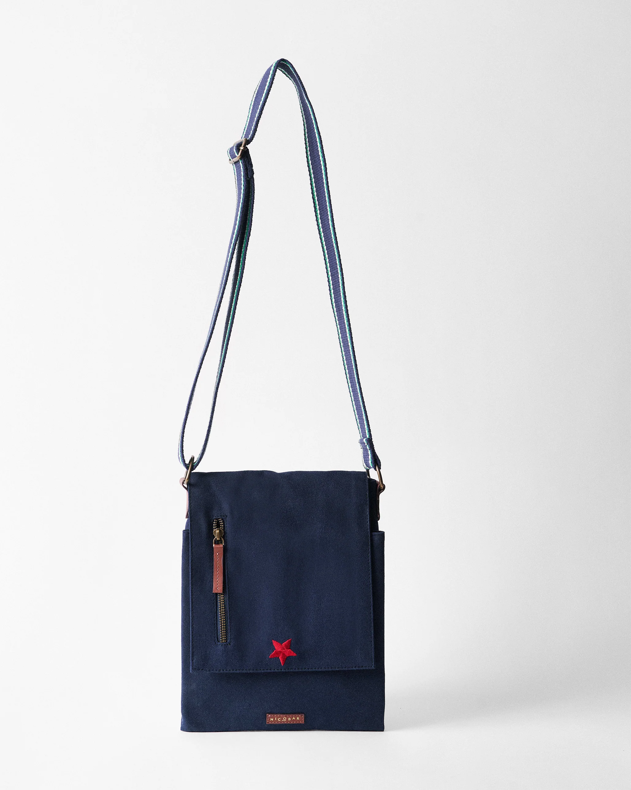 Safari Men's Messenger - Navy - Image 3