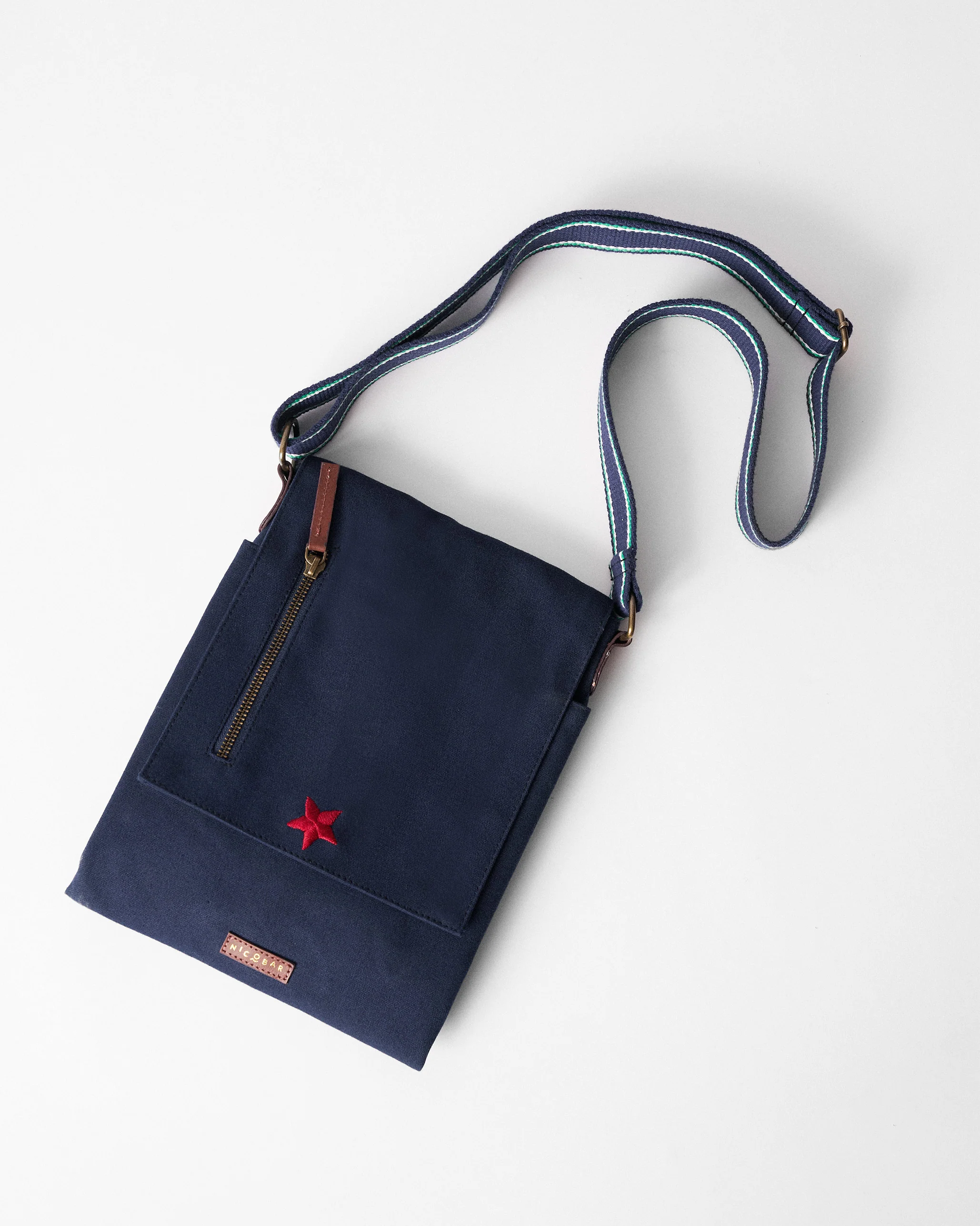 Safari Men's Messenger - Navy - Image 6