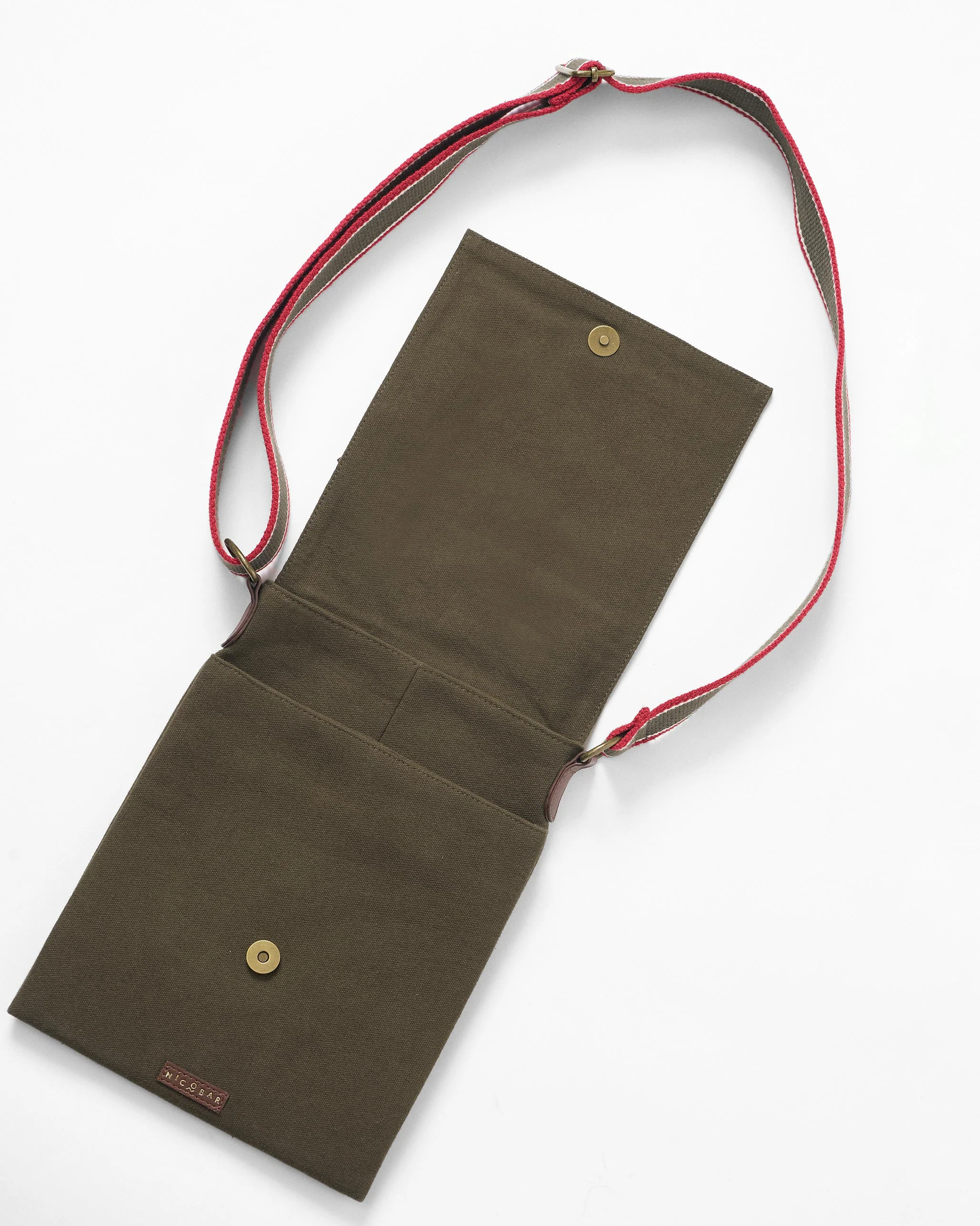 Safari Men's Messenger - Olive - Image 3