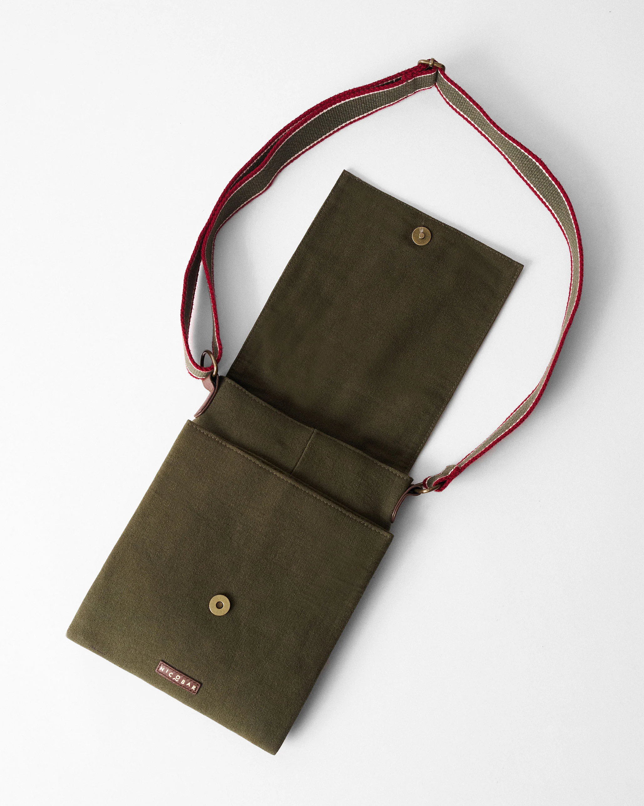 Safari Men's Messenger - Olive - Image 4