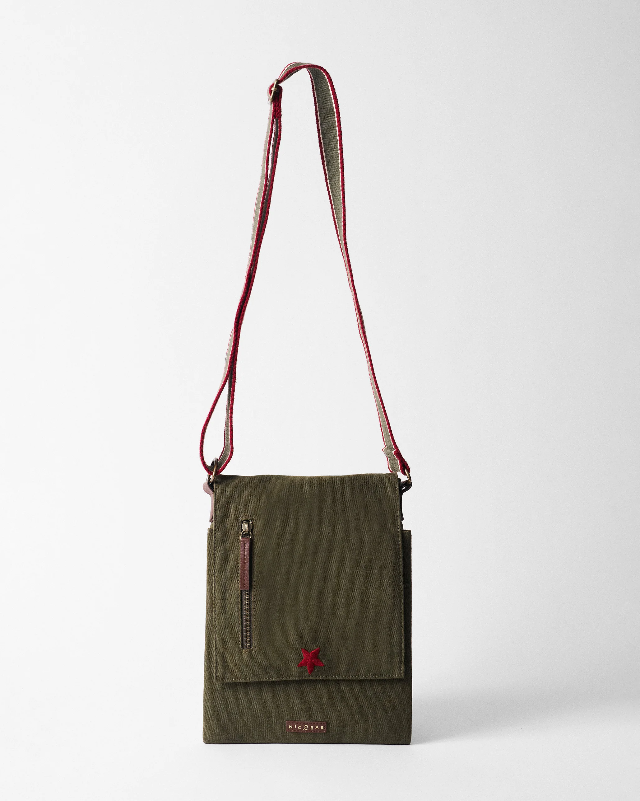 Safari Men's Messenger - Olive - Image 7