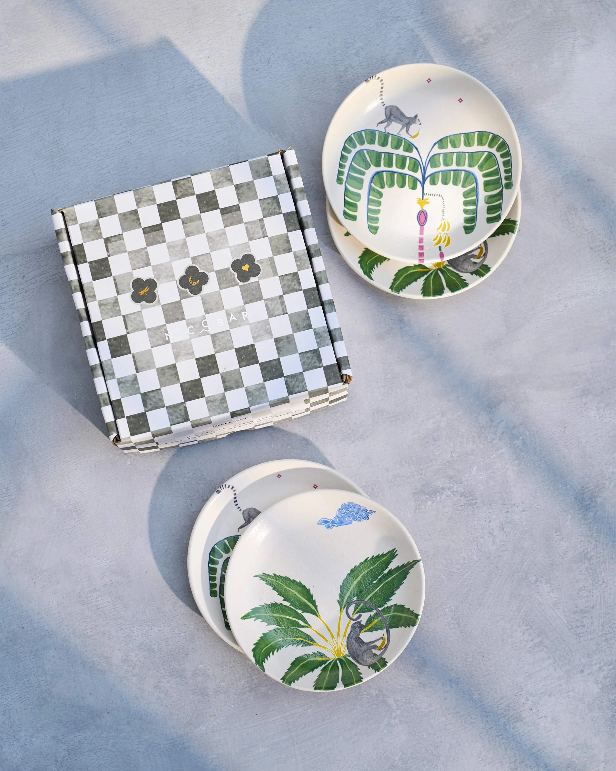 Safari Tea Plates (Set of 4) - Image 3
