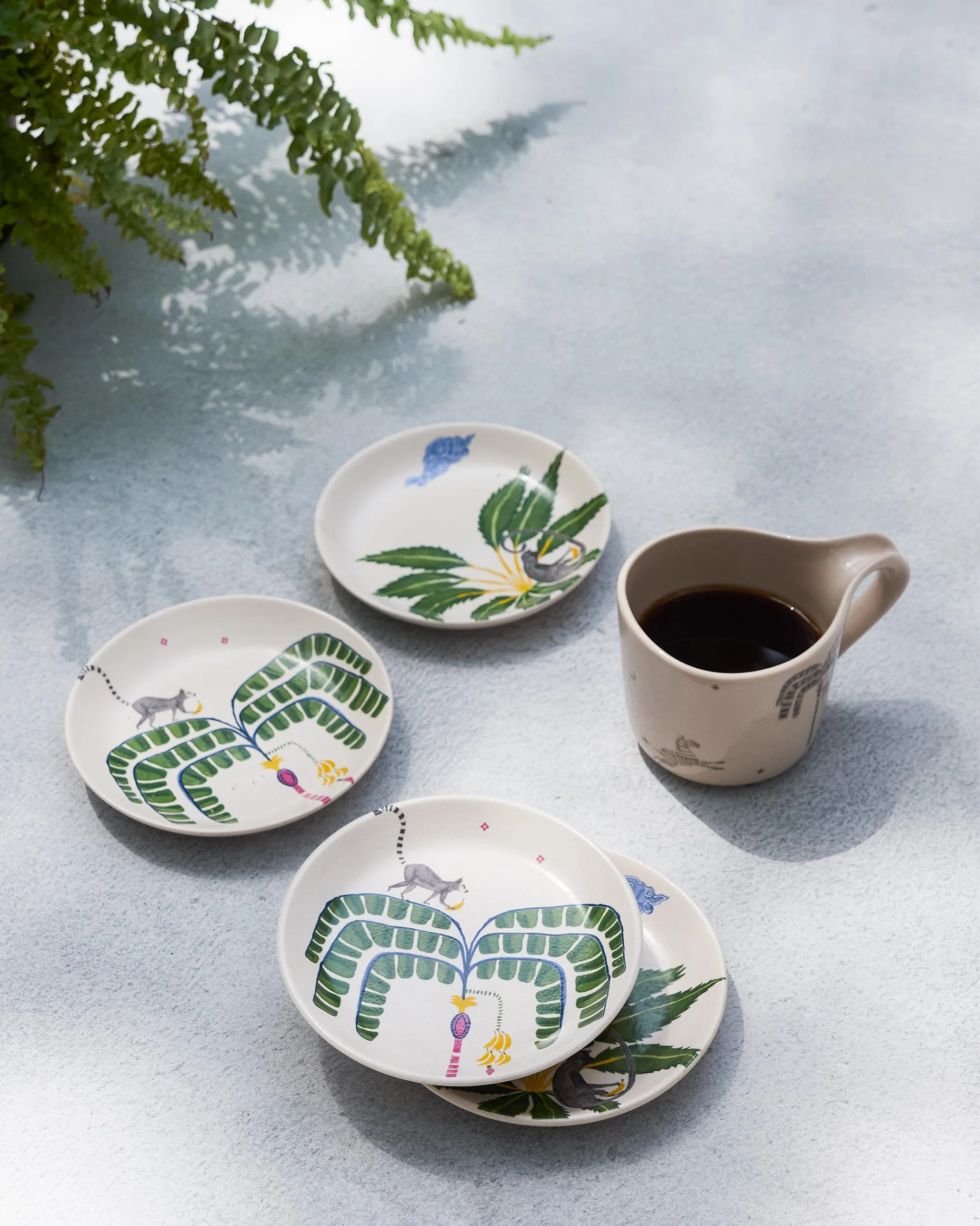 Safari Tea Plates (Set of 4) - Image 5