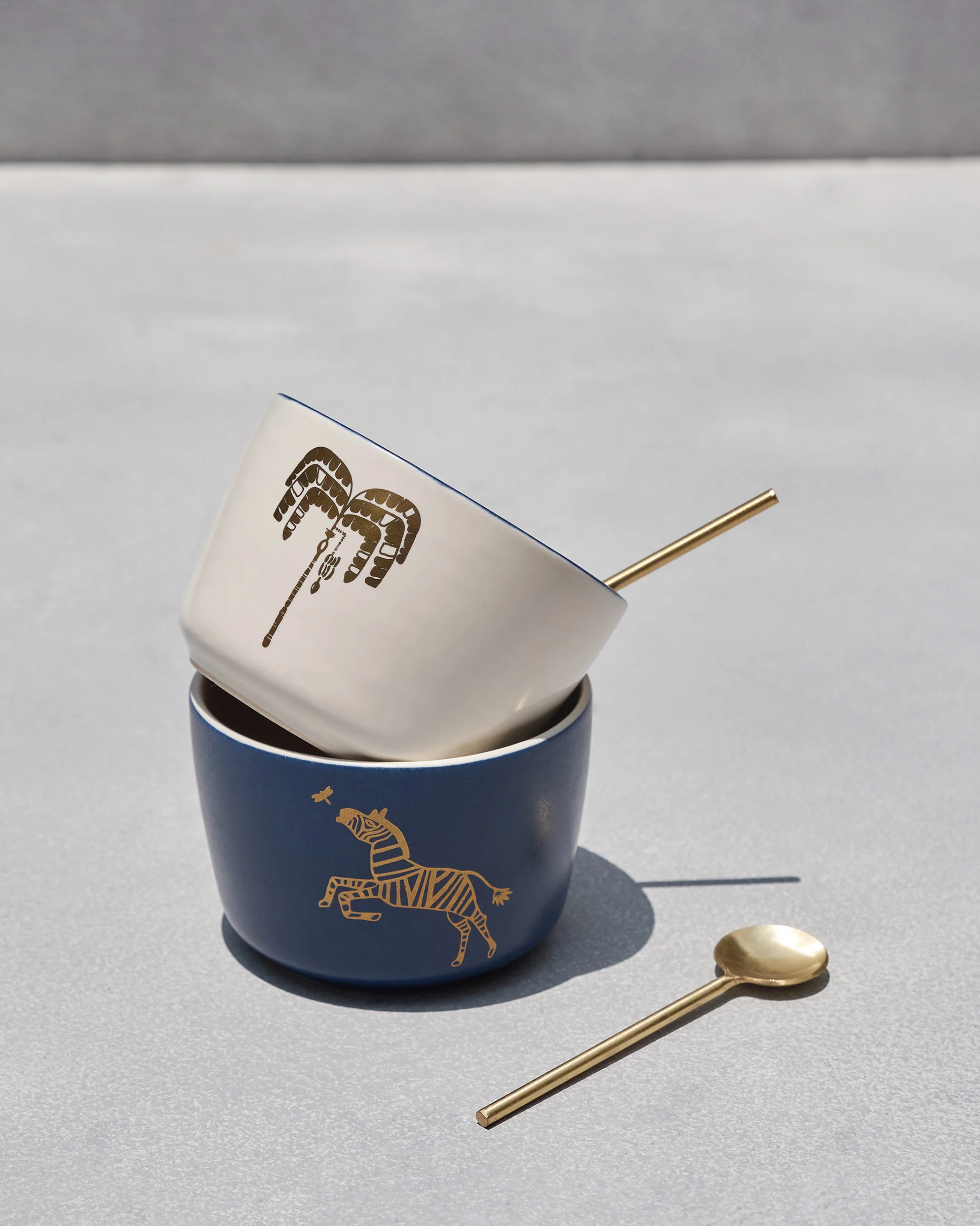 Sahara Nut bowl with Spoons - Set of 2 - Image 2