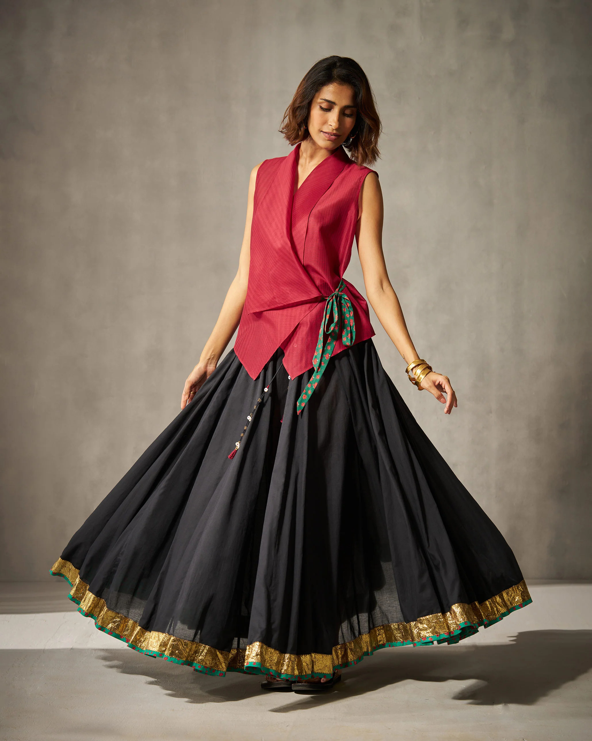 Sahara Skirt - Black - Image 6