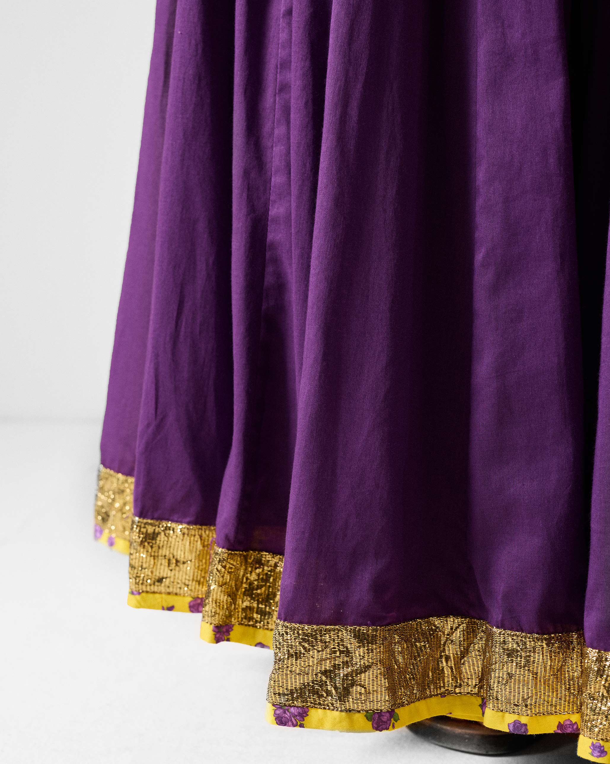 Sahara Skirt - Purple & Gold - Image 5