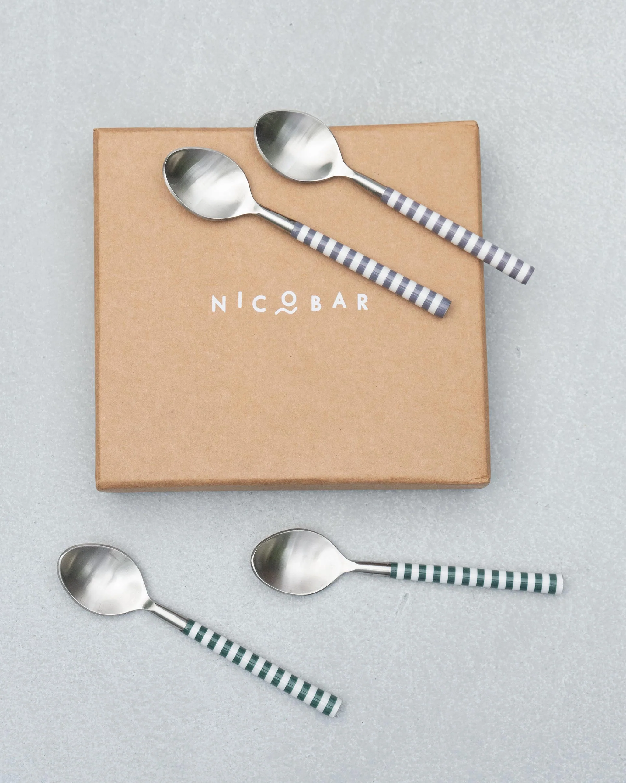 Sahara Stripes Dessert Spoons - Set of 4 - Image 4