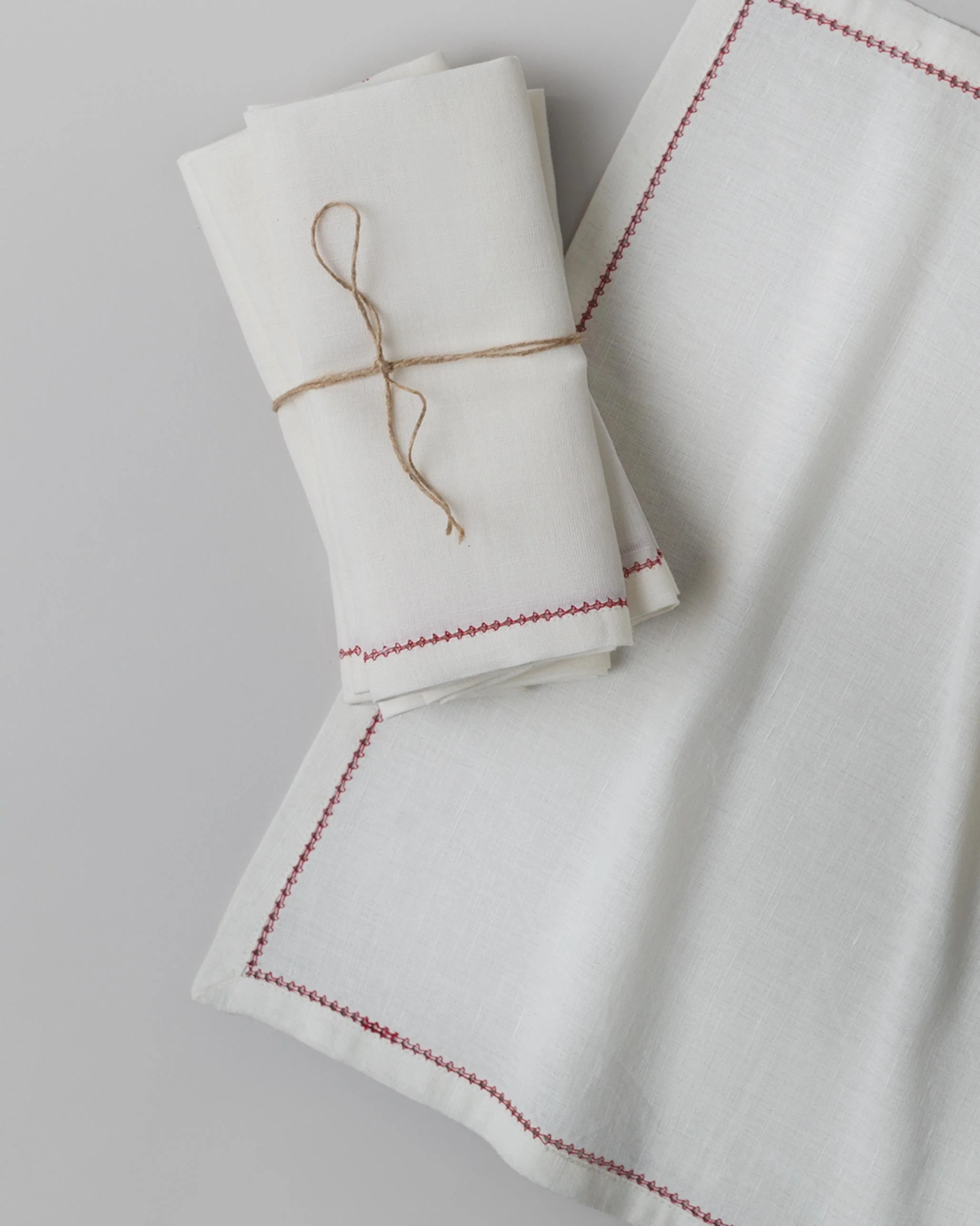 Sakai Dinner Napkins (Set of 6) - Red - Image 2
