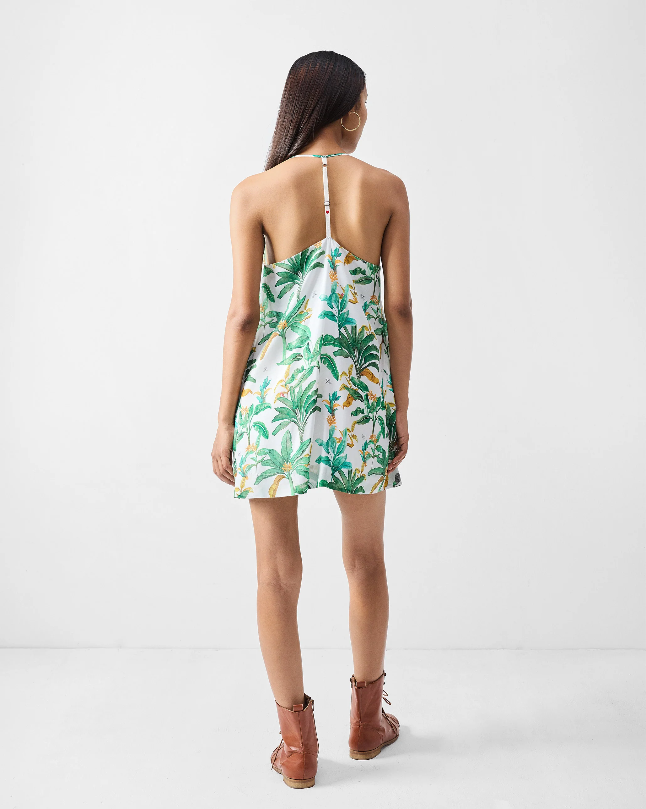Salem Dress - Green Printed - Image 2