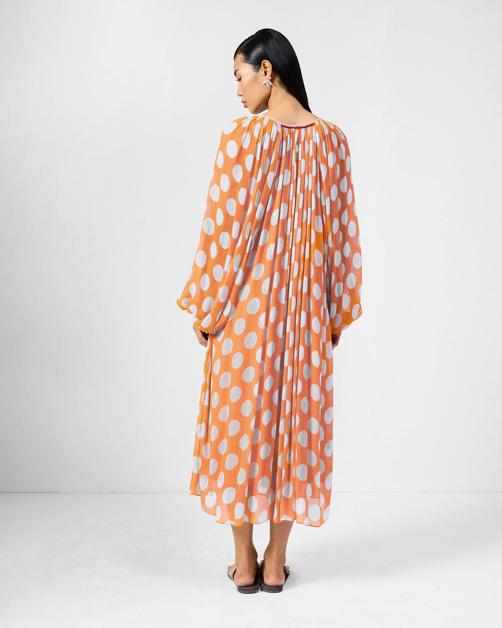 Sara Kaftan - Orange & Ice Printed - Image 2