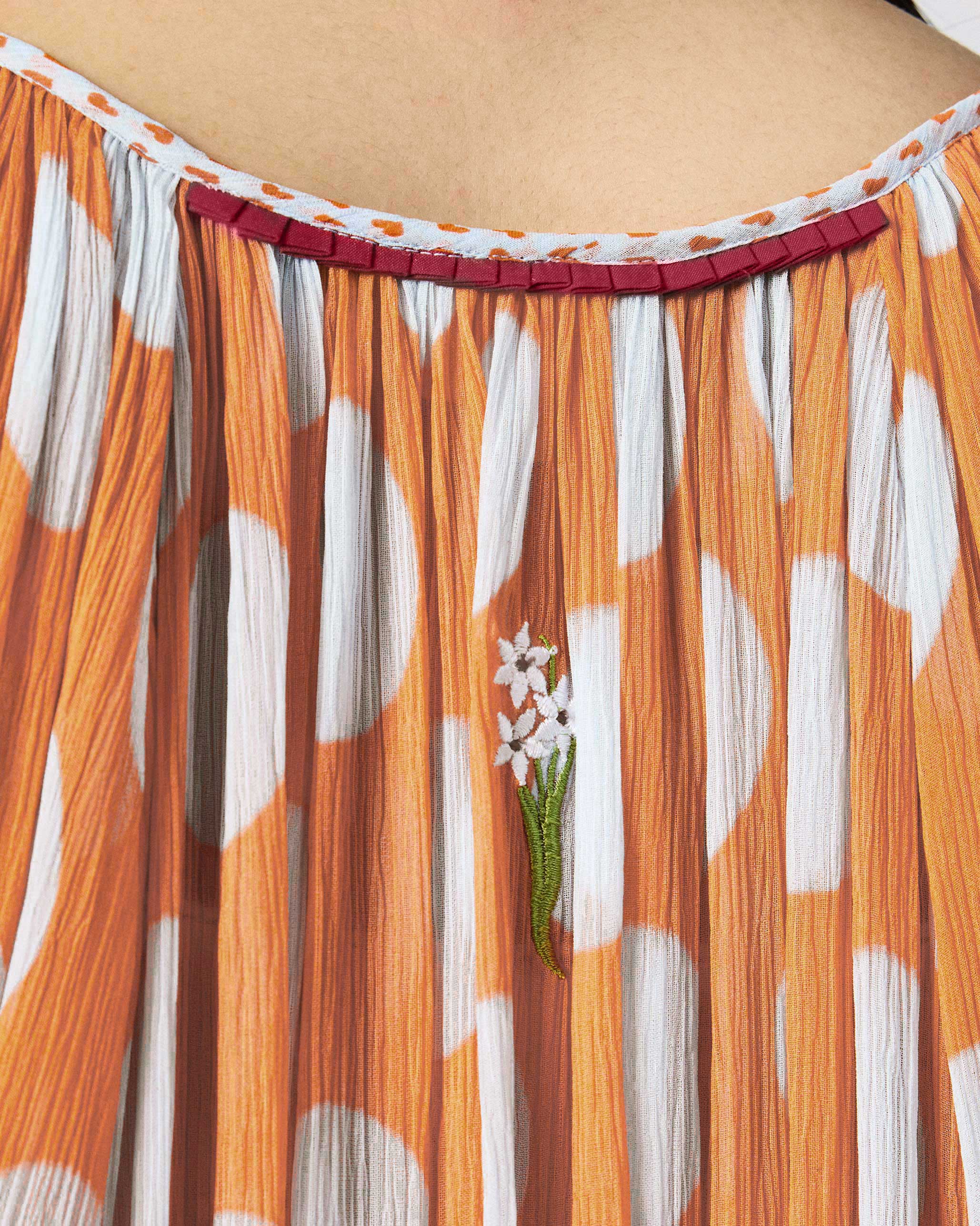 Sara Kaftan - Orange & Ice Printed - Image 4