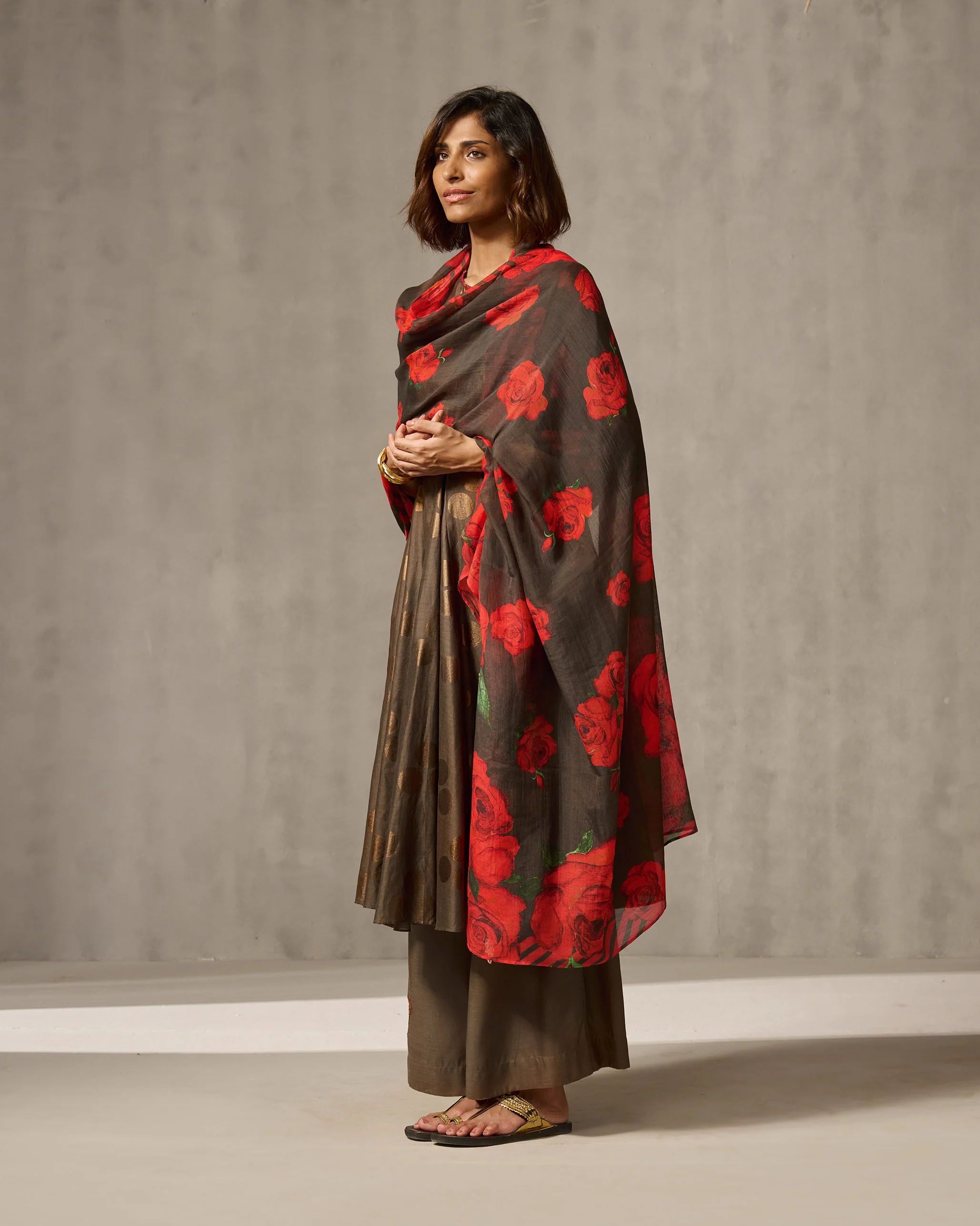 Sara Kurta - Oak Brown Foil Print - Image 7