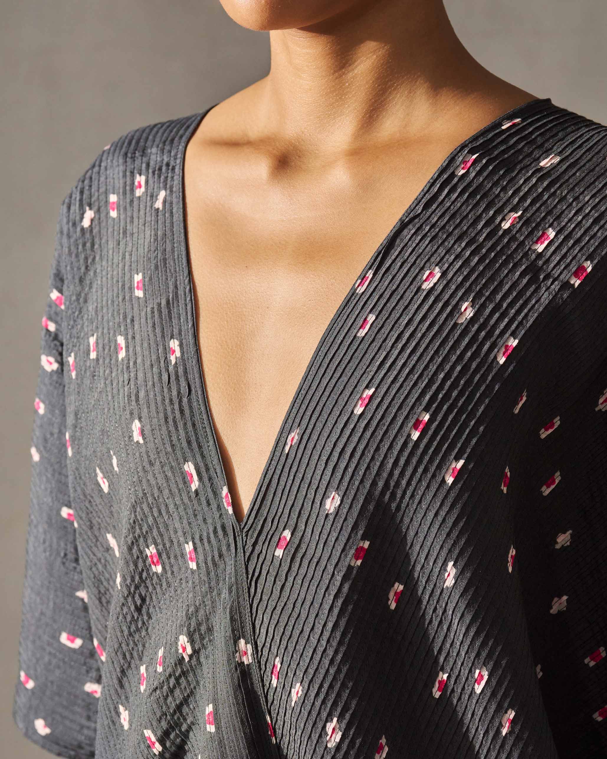Sarai Kaftan - Charcoal - Image 3