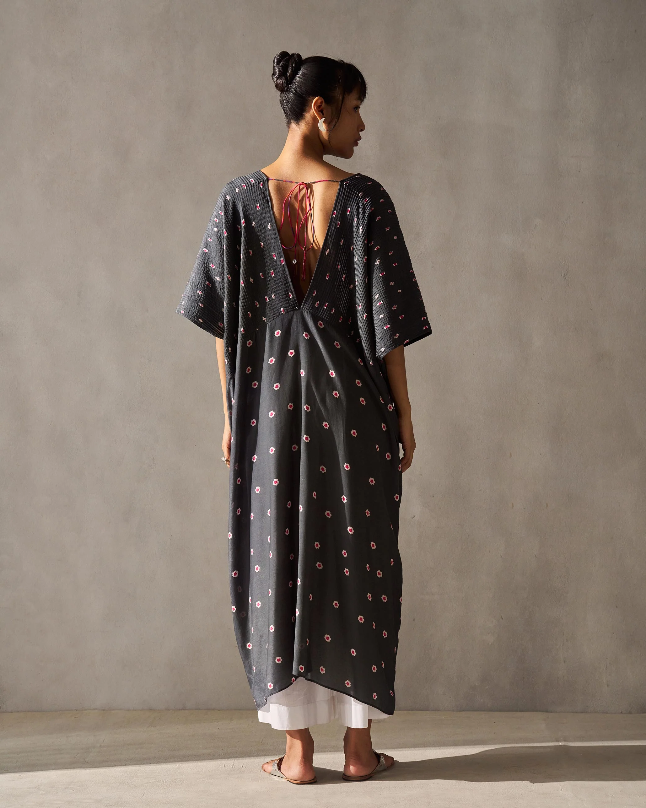 Sarai Kaftan - Charcoal - Image 4