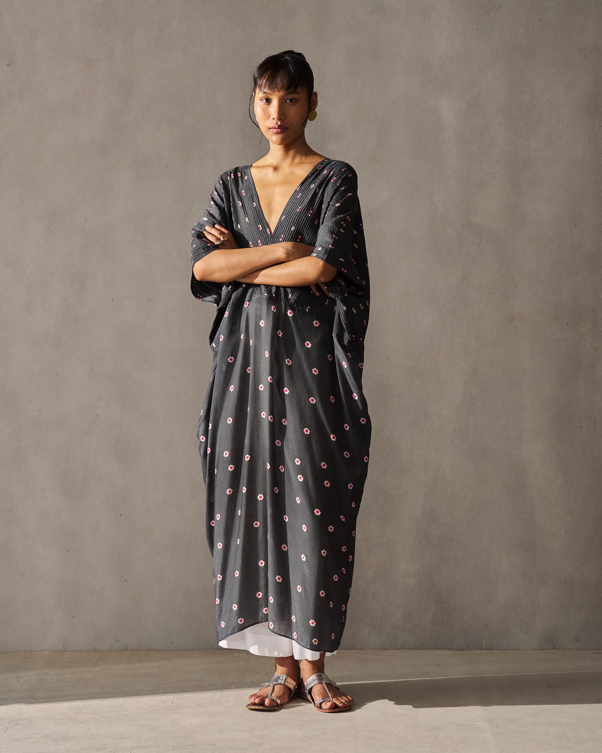 Sarai Kaftan - Charcoal - Image 5