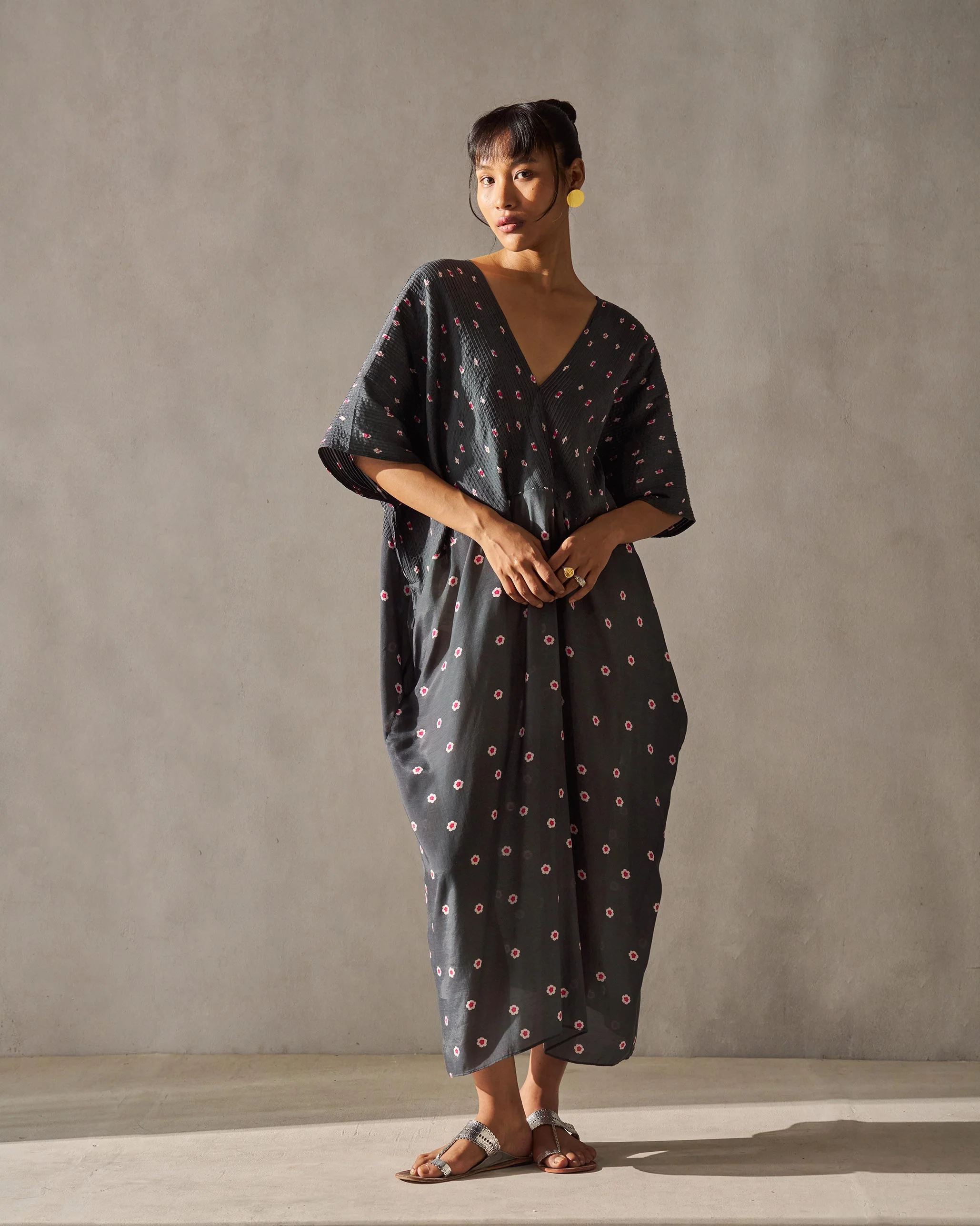 Sarai Kaftan - Charcoal - Image 6