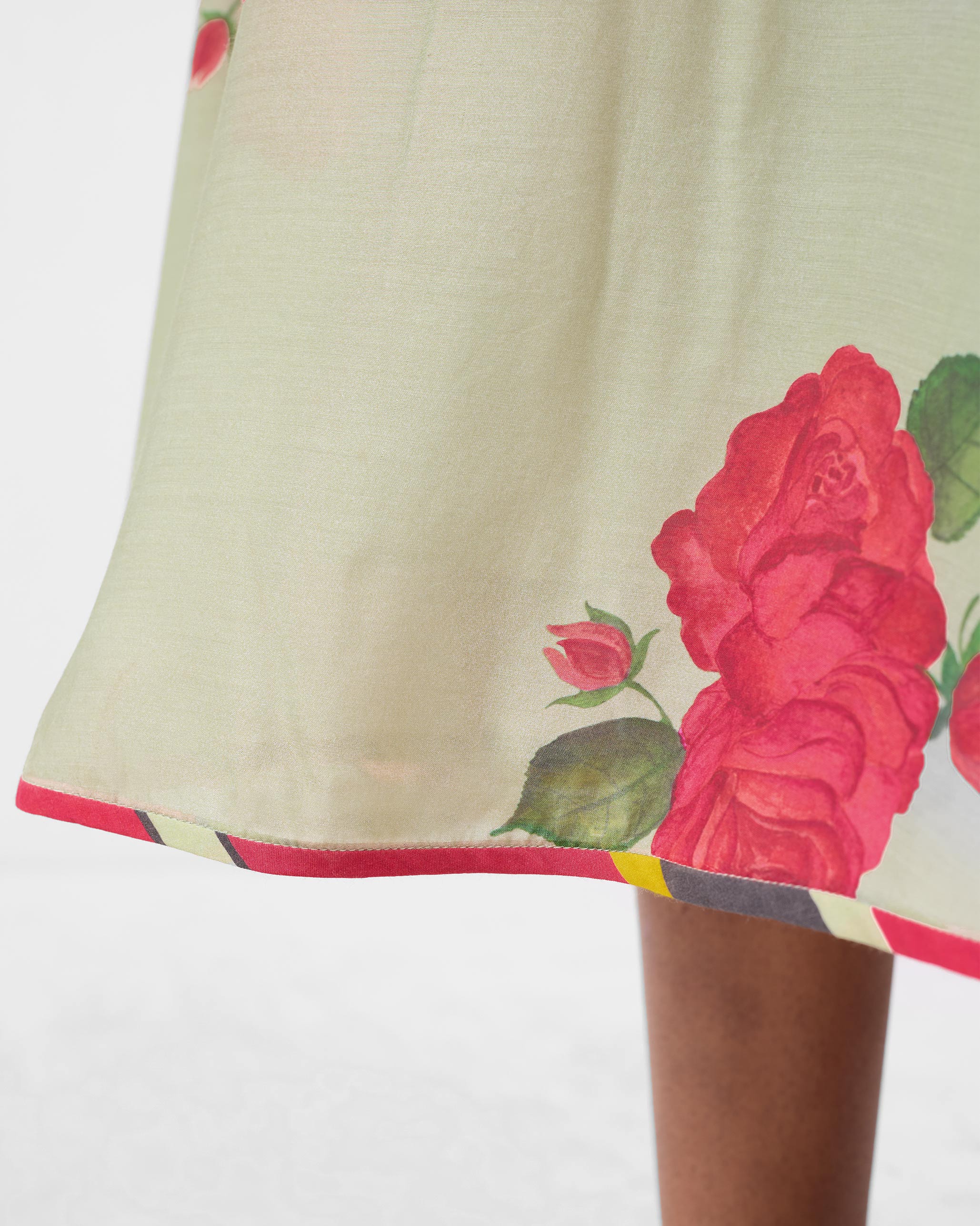 Scoop Back Dress - Mint & Watermelon Print - Image 6