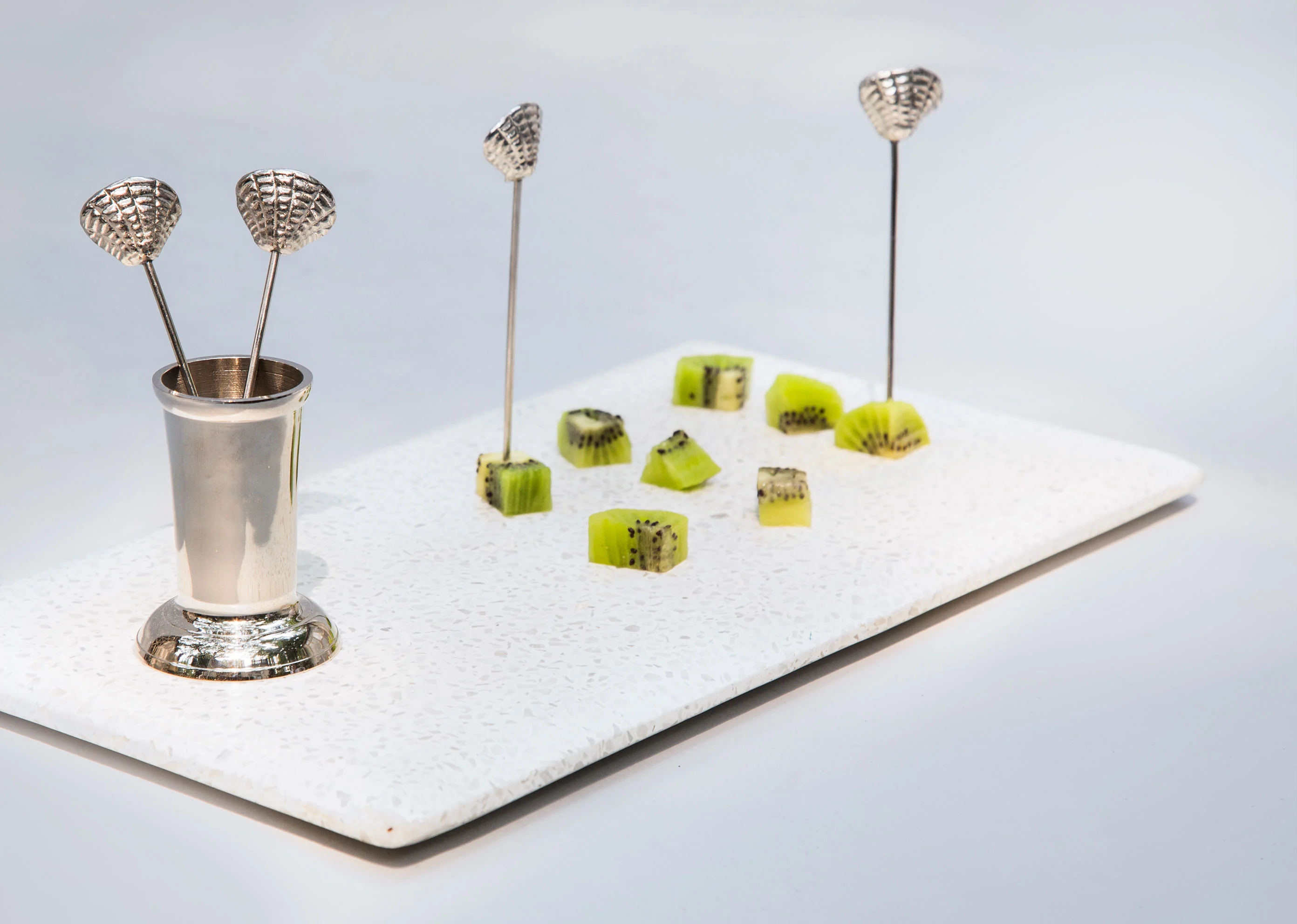 Sea Shells Fruit Pick With Stand - Image 3