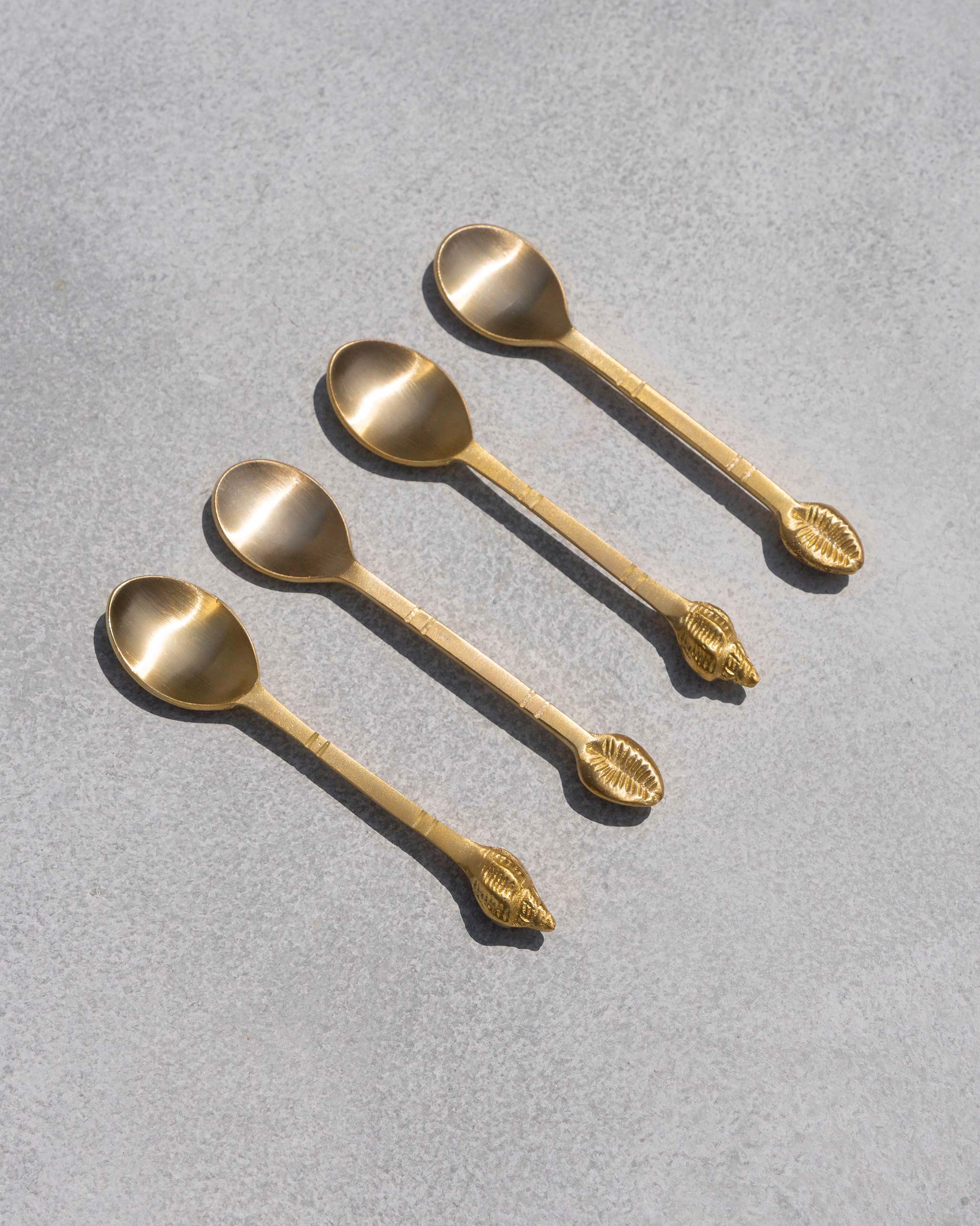Seashell Coffee Spoons - Set of 4 - Image 2