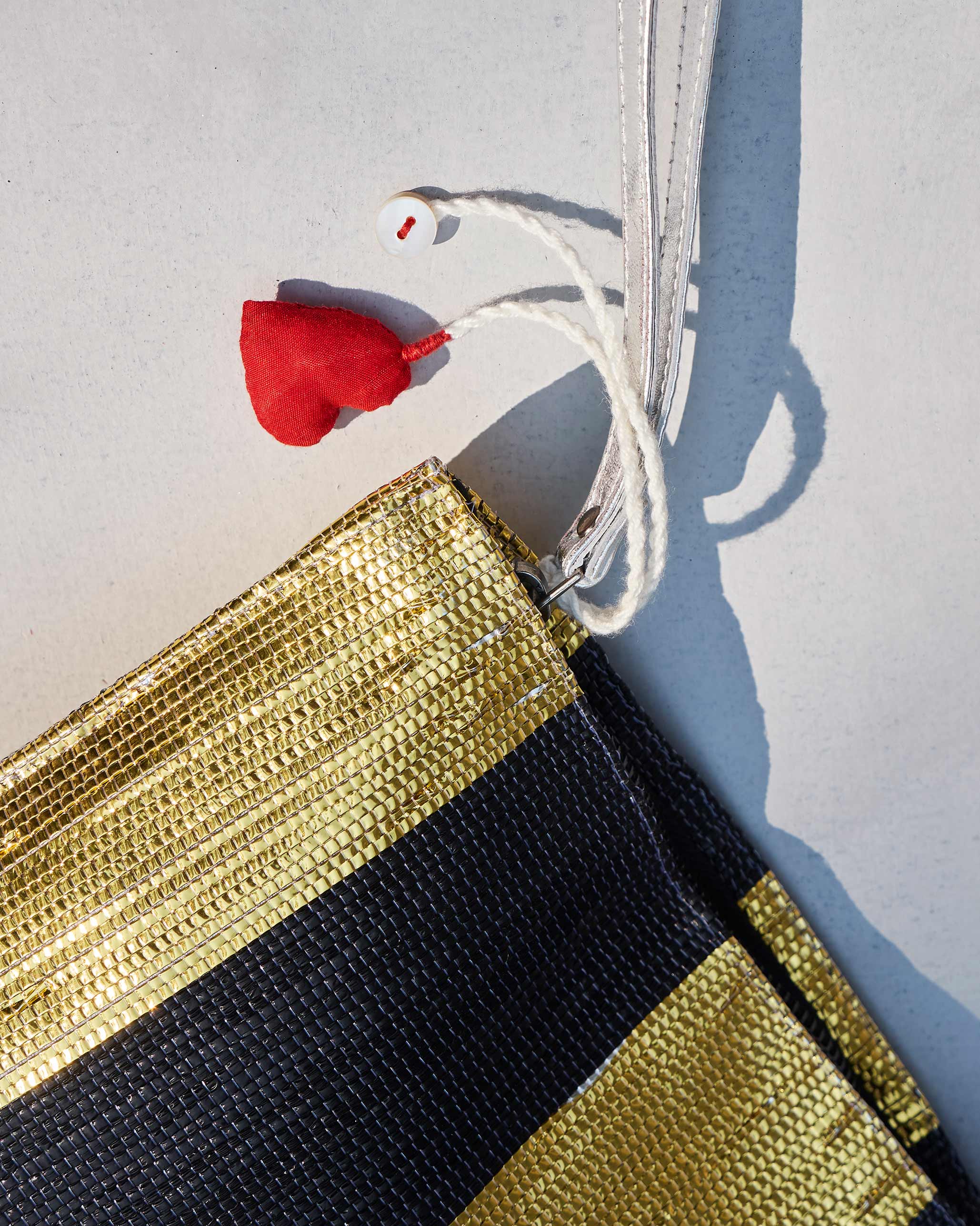 Seher Clutch - Gold & Black - Image 2
